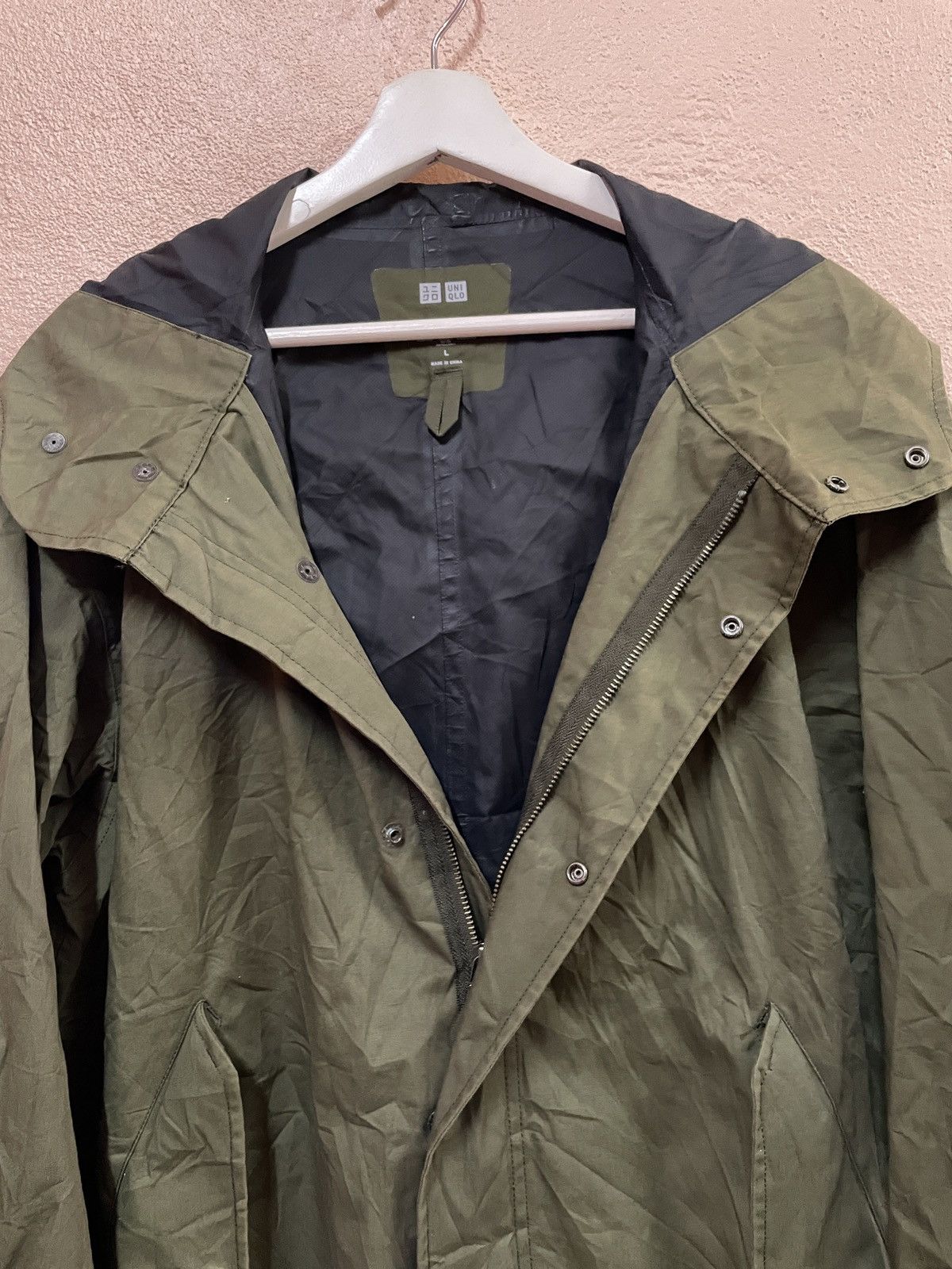 Uniqlo Archival Japanese Uniqlo Breathable blocktech parka jacket Size US L / EU 52-54 / 3 - 3 Thumbnail