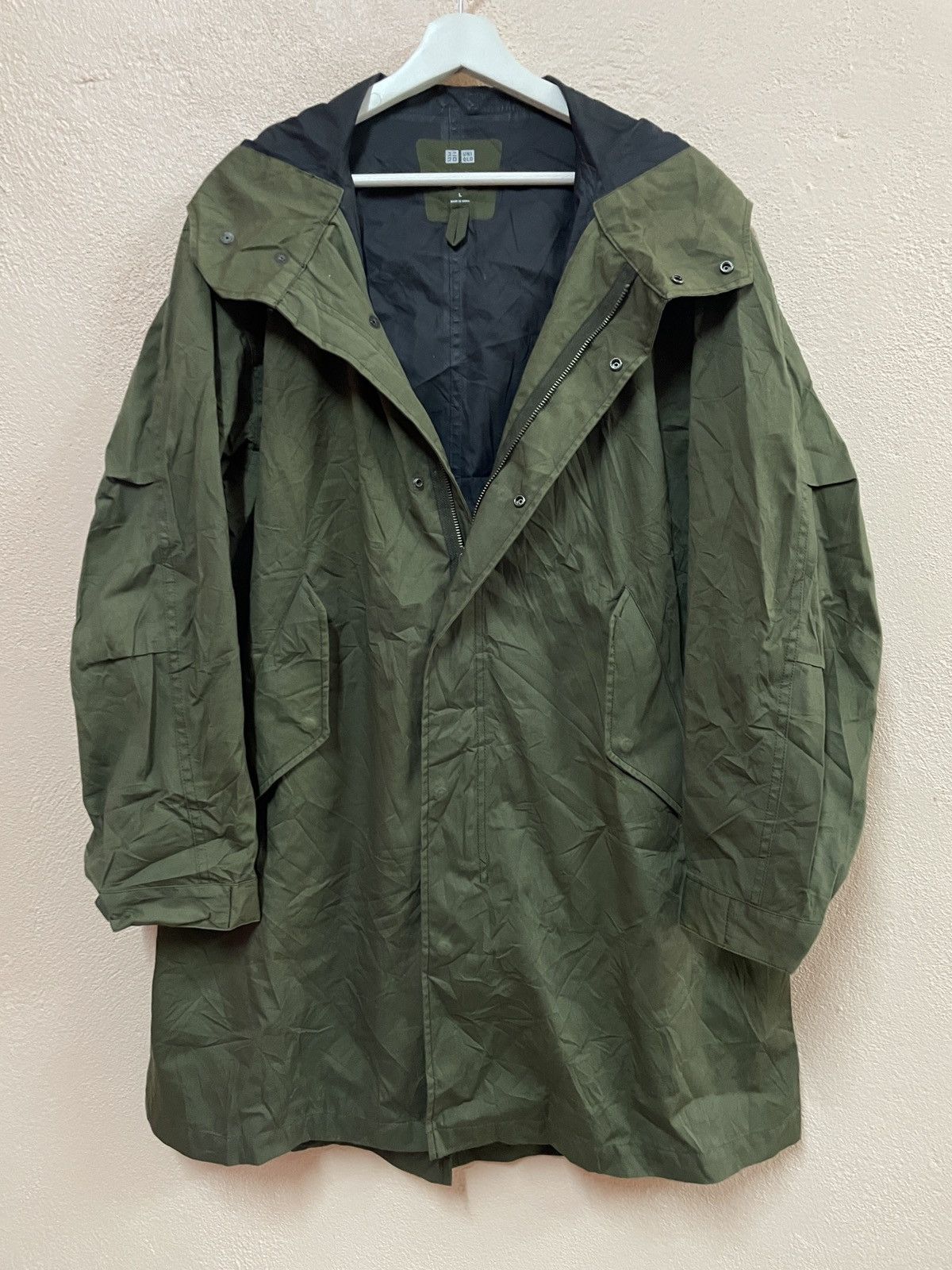 Uniqlo Archival Japanese Uniqlo Breathable blocktech parka jacket Size US L / EU 52-54 / 3 - 1 Thumbnail