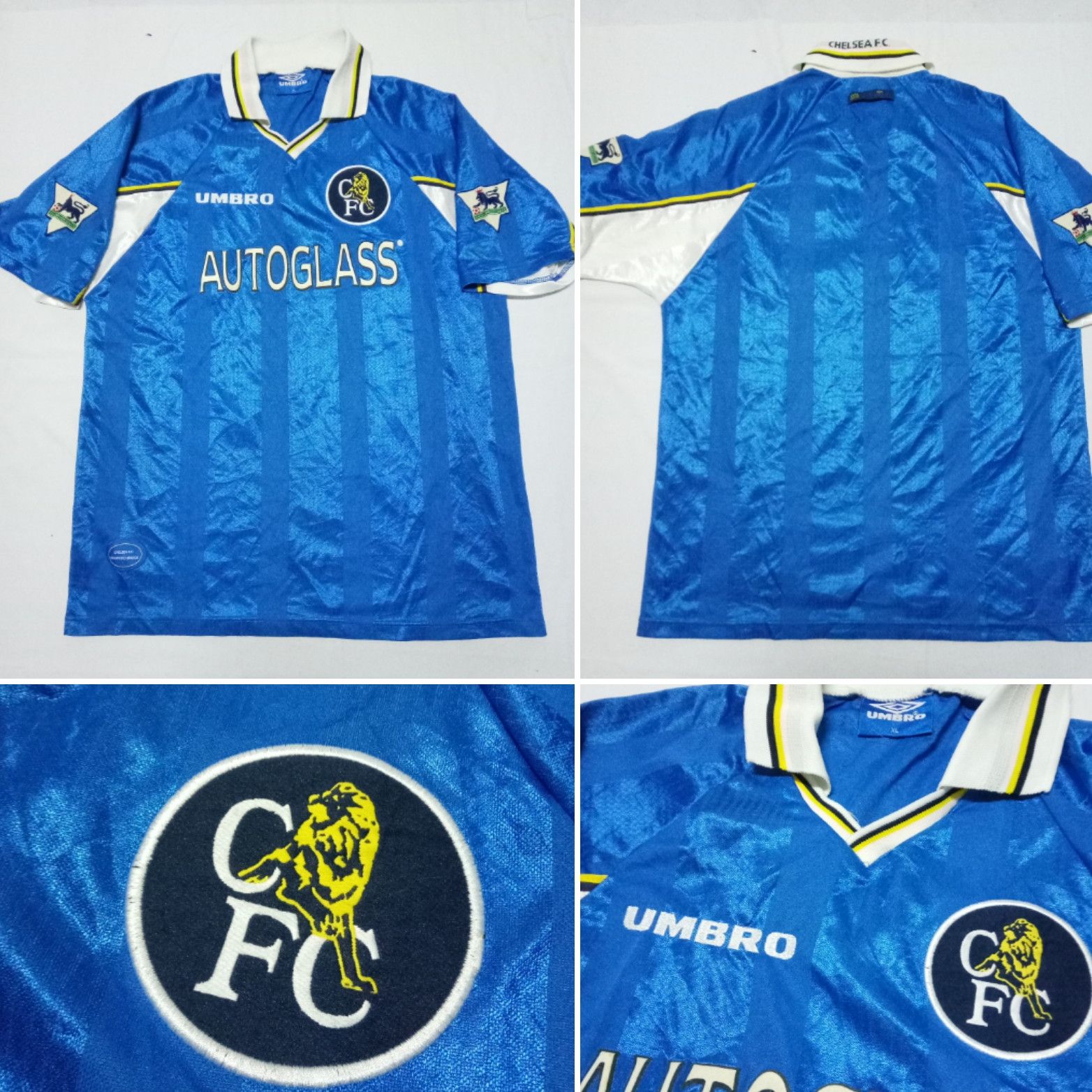 Vintage Vintage 90s Chelsea FC Autoglass 1998 by Umbro | Grailed