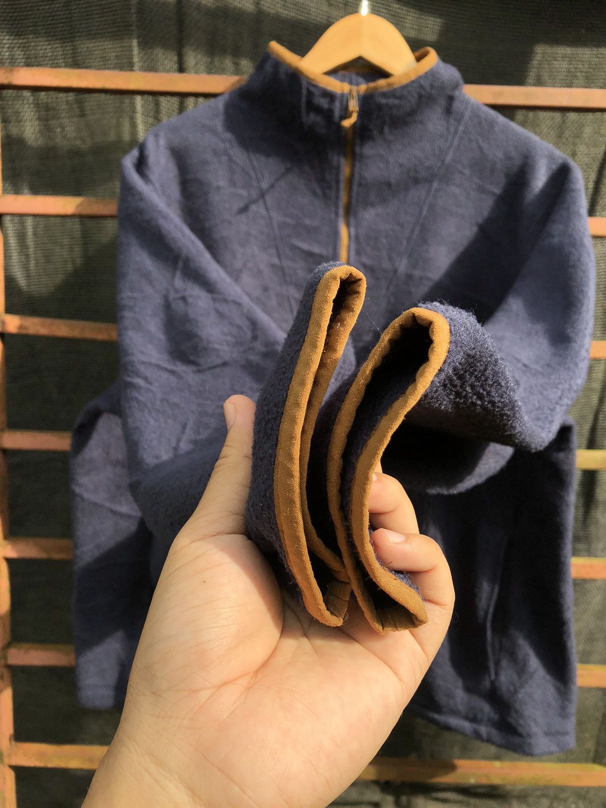 L.L. Bean × Vintage Vintage LL BEAN Fleece Half Zip Size US L / EU 52-54 / 3 - 4 Thumbnail