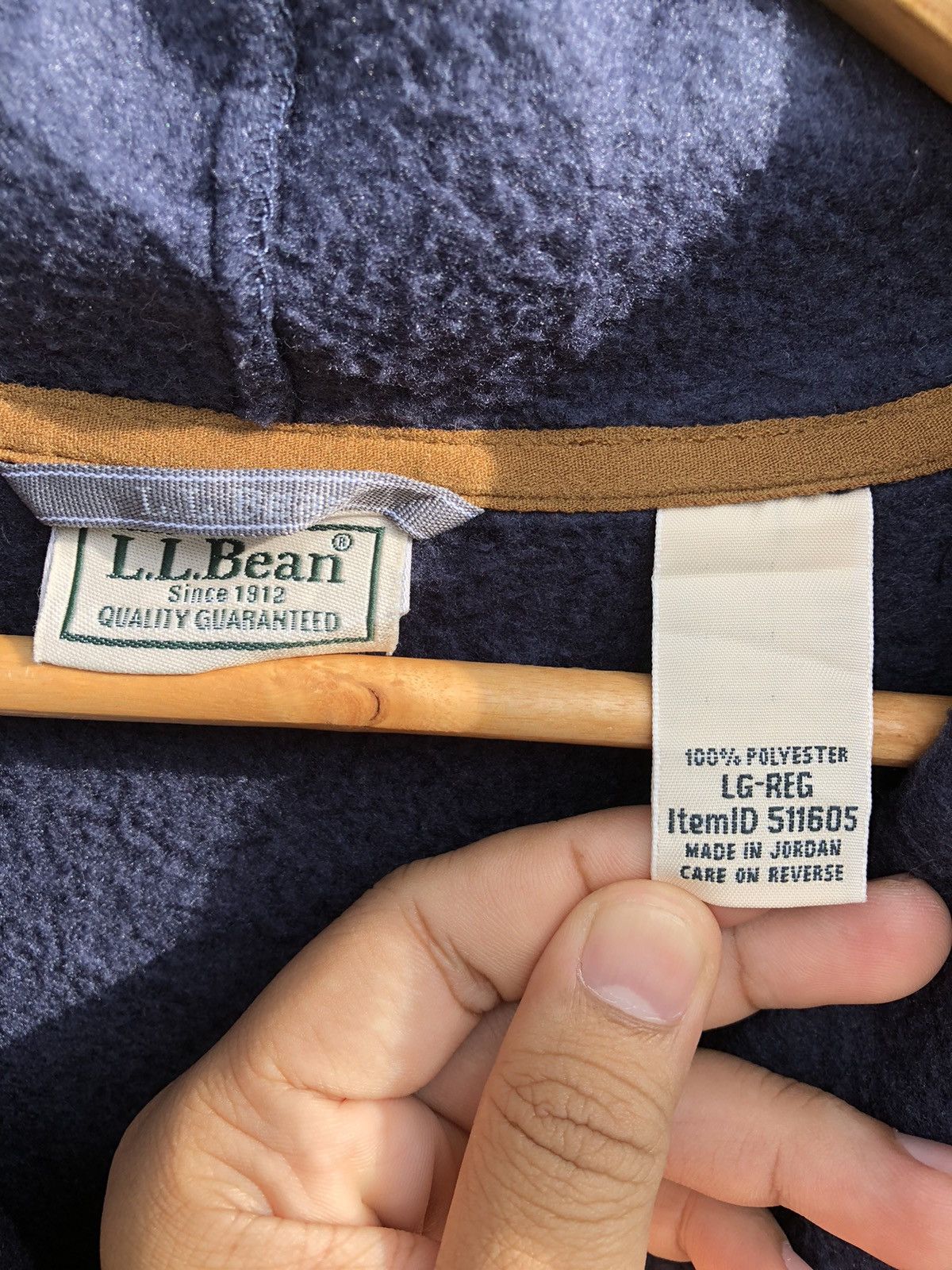 L.L. Bean × Vintage Vintage LL BEAN Fleece Half Zip Size US L / EU 52-54 / 3 - 8 Thumbnail