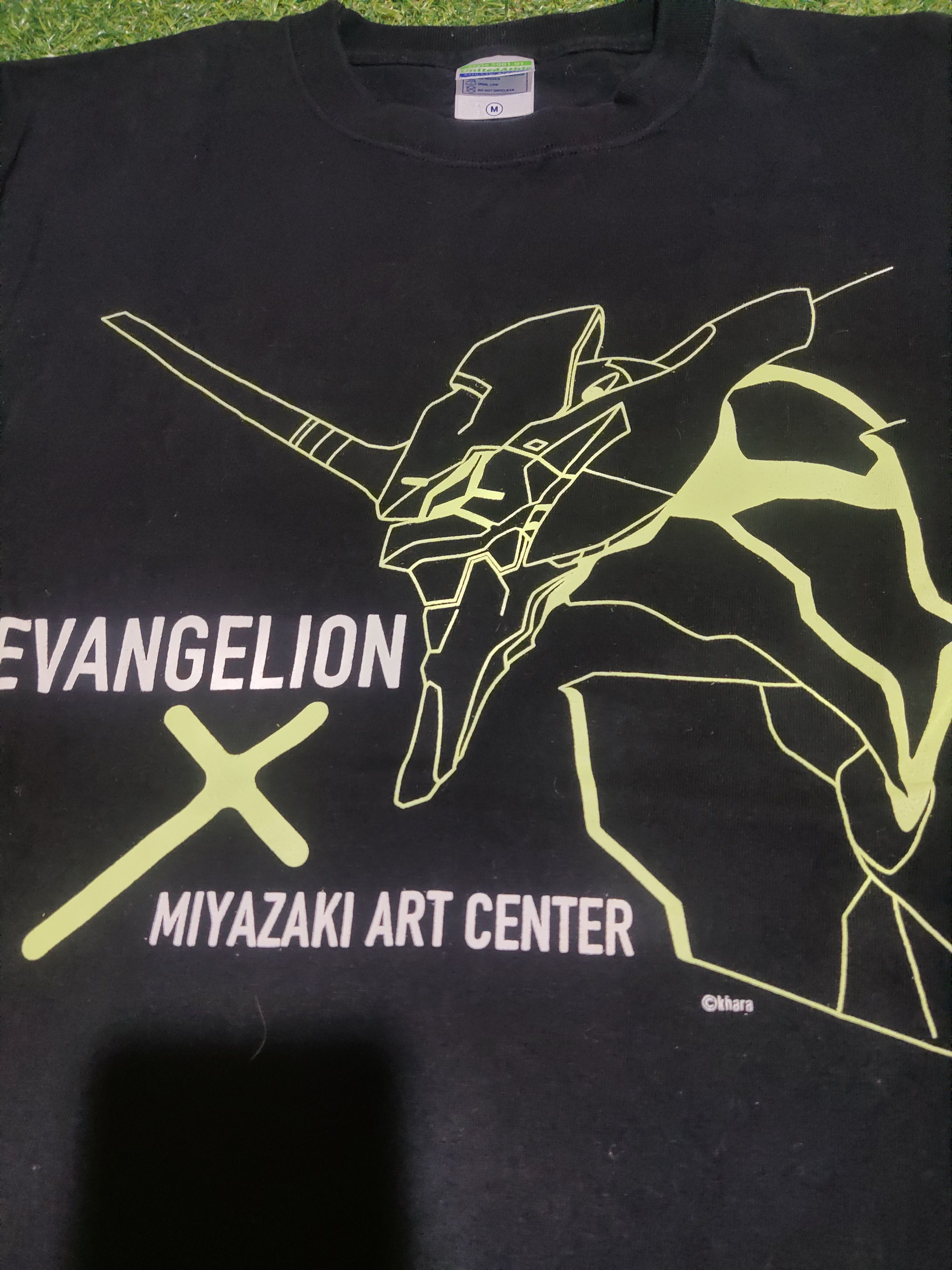 Anime × Vintage RARE!! NEON GENESIS EVANGELION X MIYAZAKI ART ANIME Size US M / EU 48-50 / 2 - 5 Thumbnail