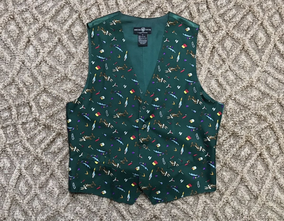 Warner Bros Warner Bros 1995 Silk printed vest Size 44R - 1 Thumbnail