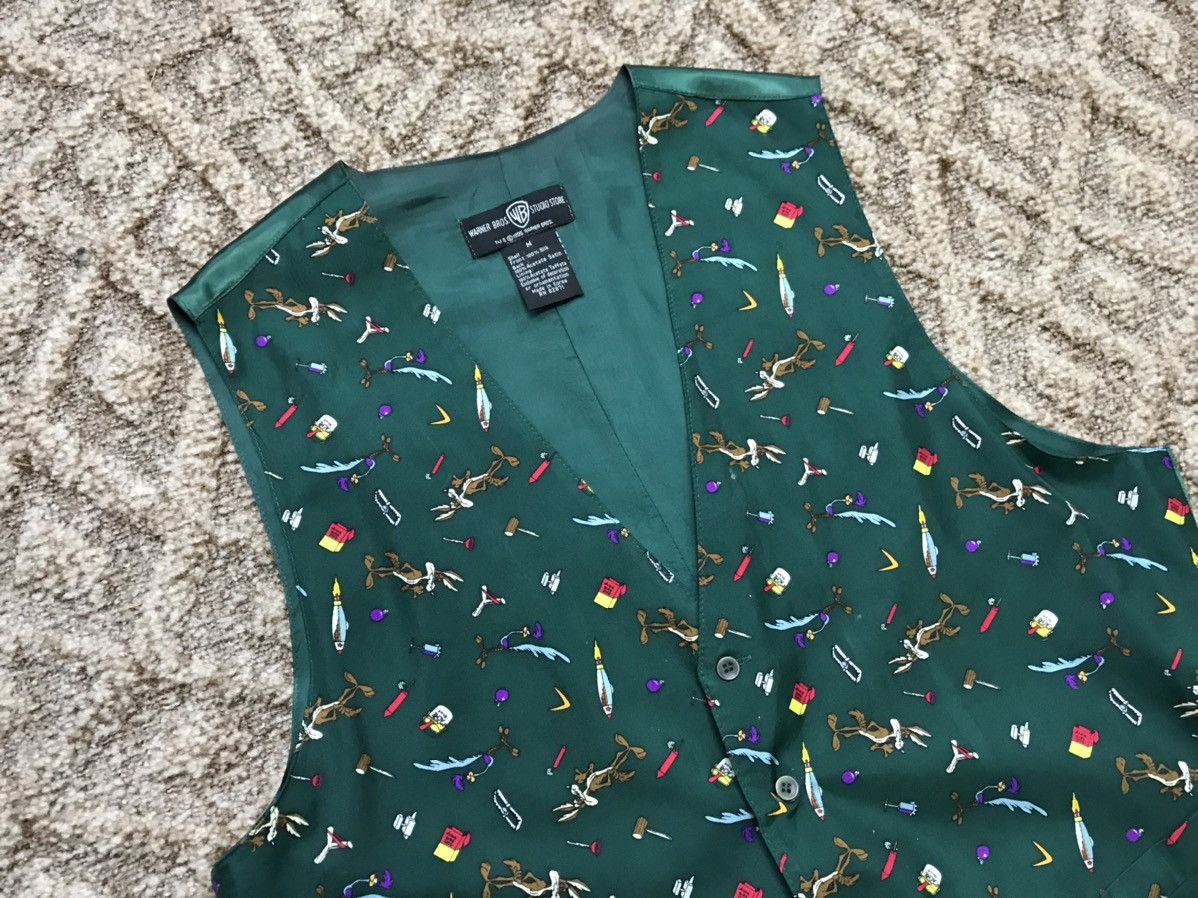 Warner Bros Warner Bros 1995 Silk printed vest Size 44R - 2 Thumbnail