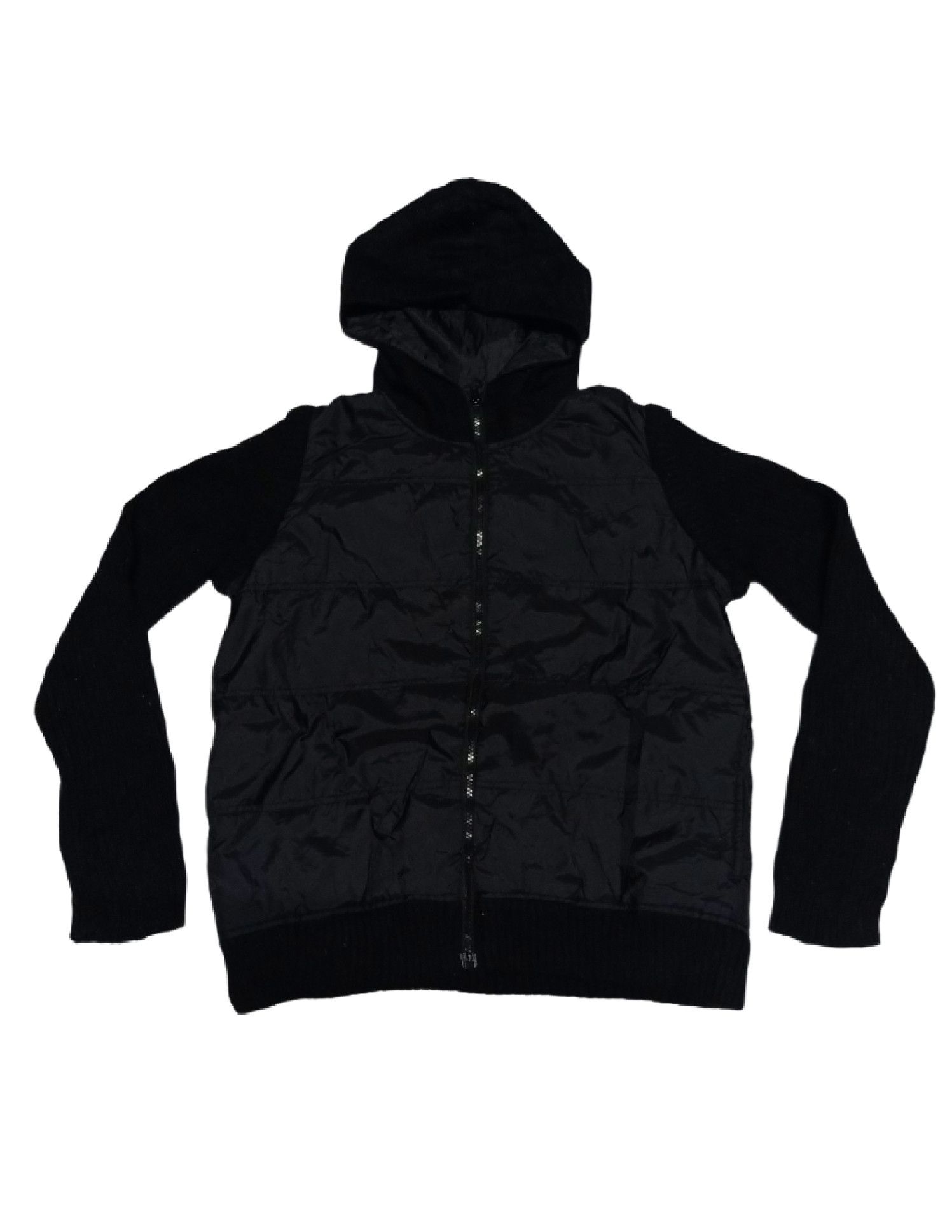 ★codegraphy★ Nylon Rich Pocket Hood Windbreaker Black Black Windbreaker – Seven Tattoo Studio