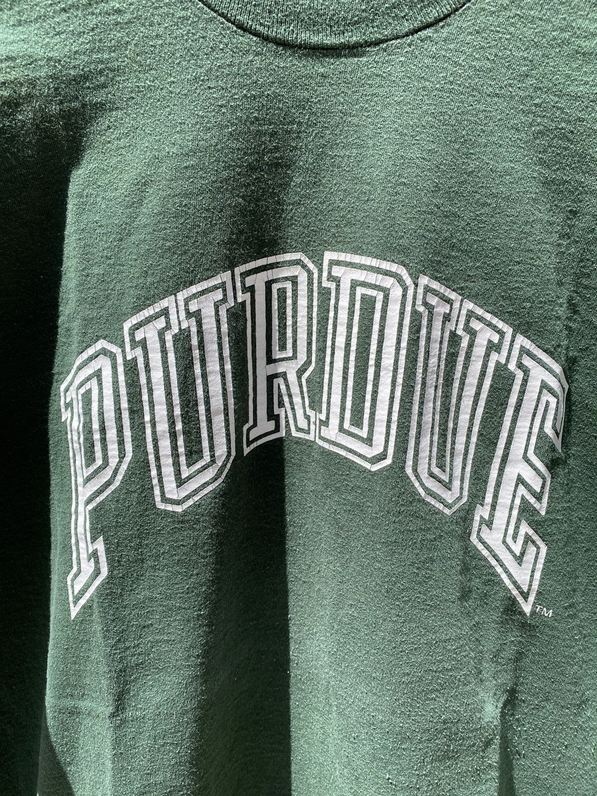 Vintage Vintage 90s Purdue University Single Stitch Tee Size US XL / EU 56 / 4 - 2 Thumbnail