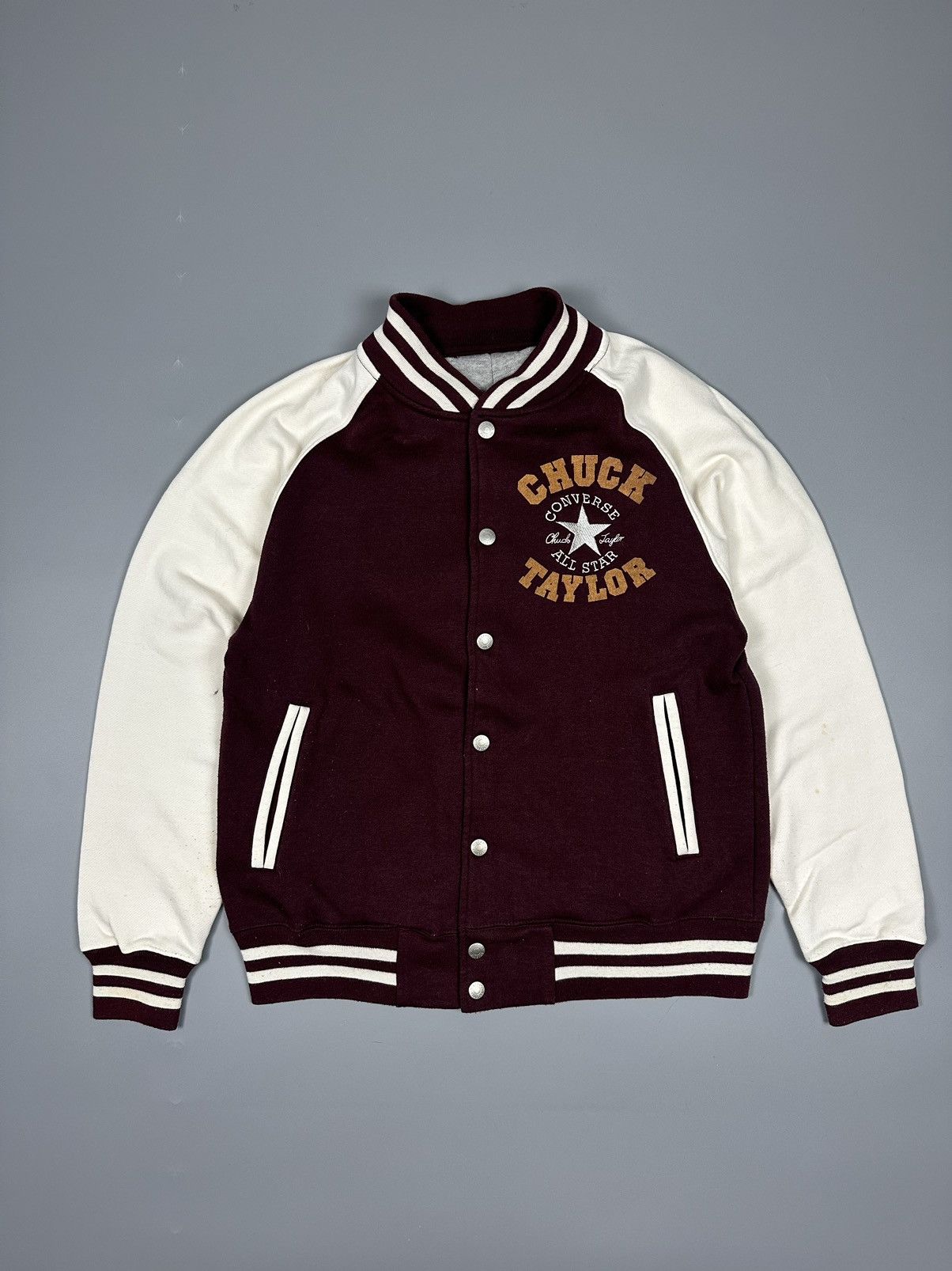Converse Converse Hooded Varsity Jacket Size US M / EU 48-50 / 2 - 1 Thumbnail