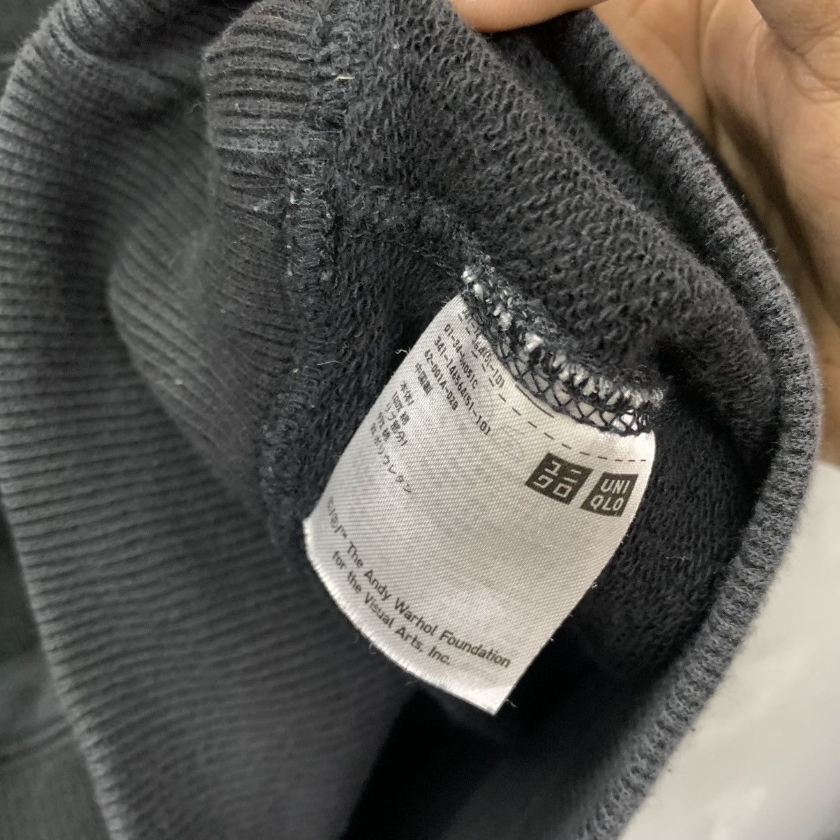 Andy Warhol × Uniqlo Andy Warhol Big Spell Out Hoodies Size US XL / EU 56 / 4 - 8 Thumbnail