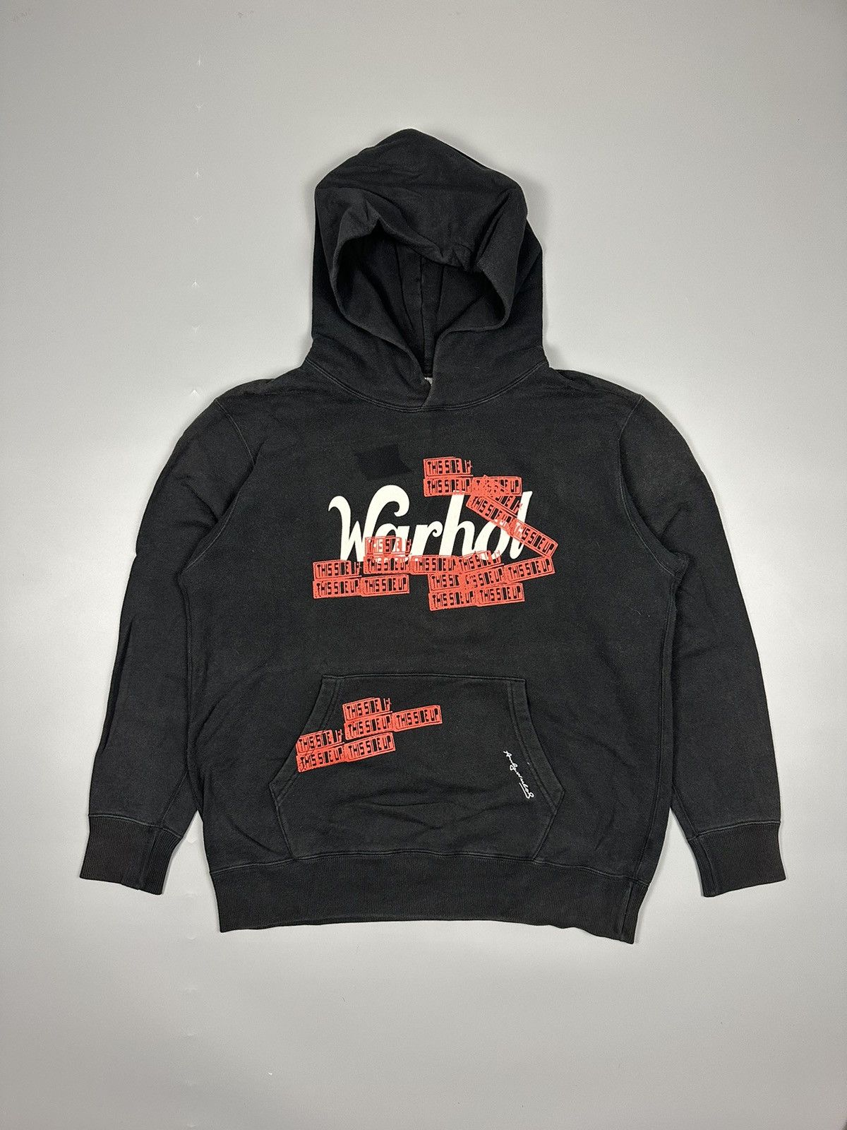 Andy Warhol × Uniqlo Andy Warhol Big Spell Out Hoodies Size US XL / EU 56 / 4 - 1 Thumbnail