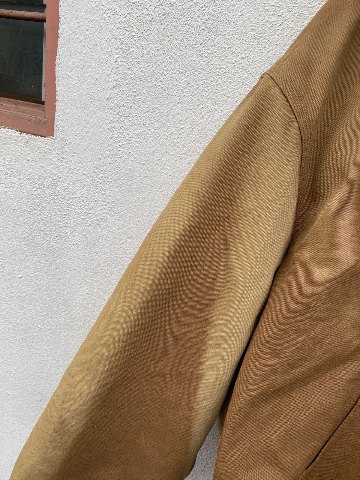 Carhartt × Vintage Vintage Carhartt sunfaded hoodie canvas jacket Size US XL / EU 56 / 4 - 7 Thumbnail