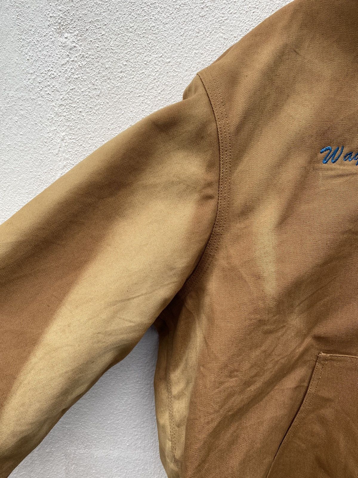Carhartt × Vintage Vintage Carhartt sunfaded hoodie canvas jacket Size US XL / EU 56 / 4 - 8 Thumbnail
