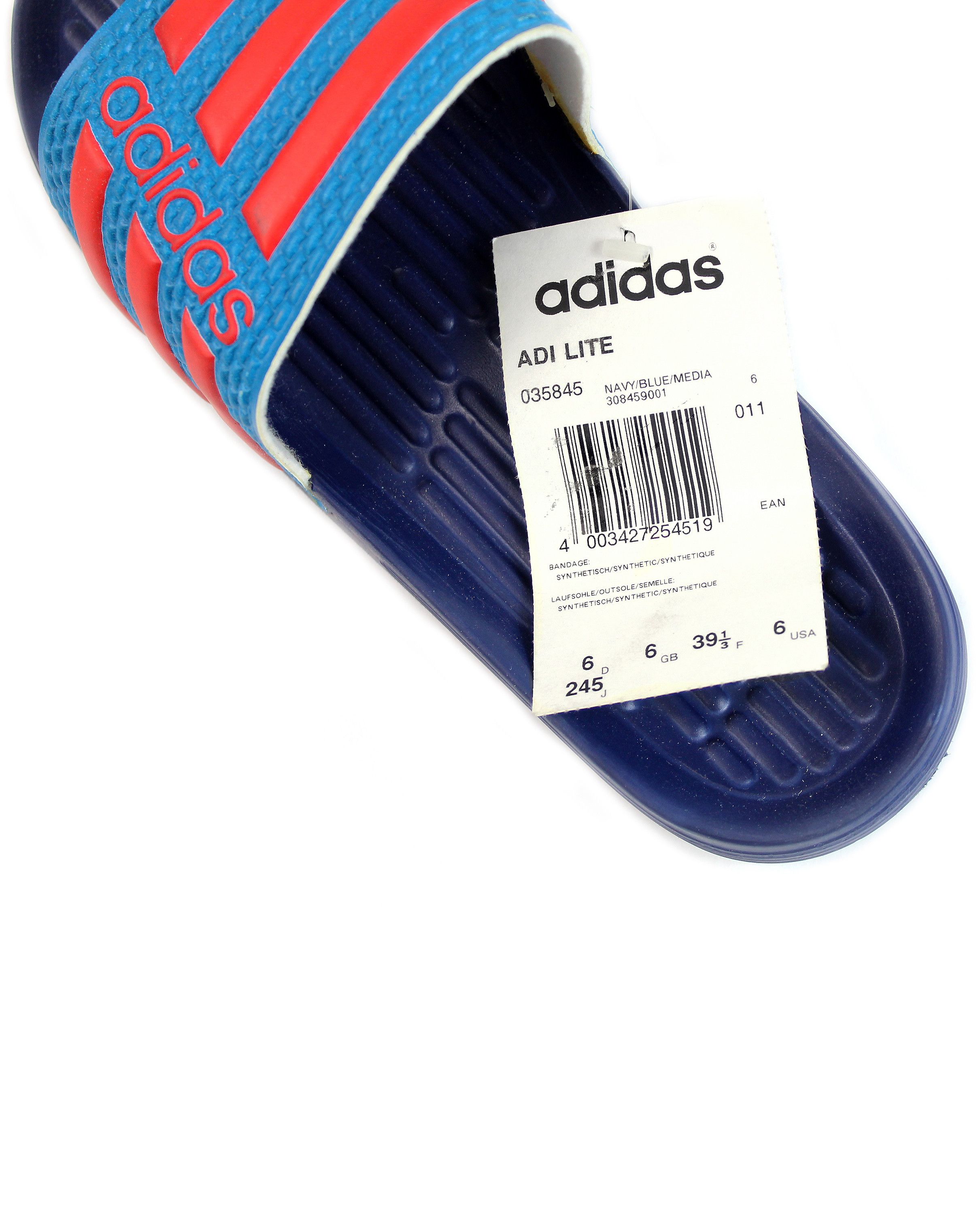 Adidas NOS 90s vintage adidas Adi Lite slides sandals slippers OG Size US 5.5 / IT 35.5 - 5 Thumbnail