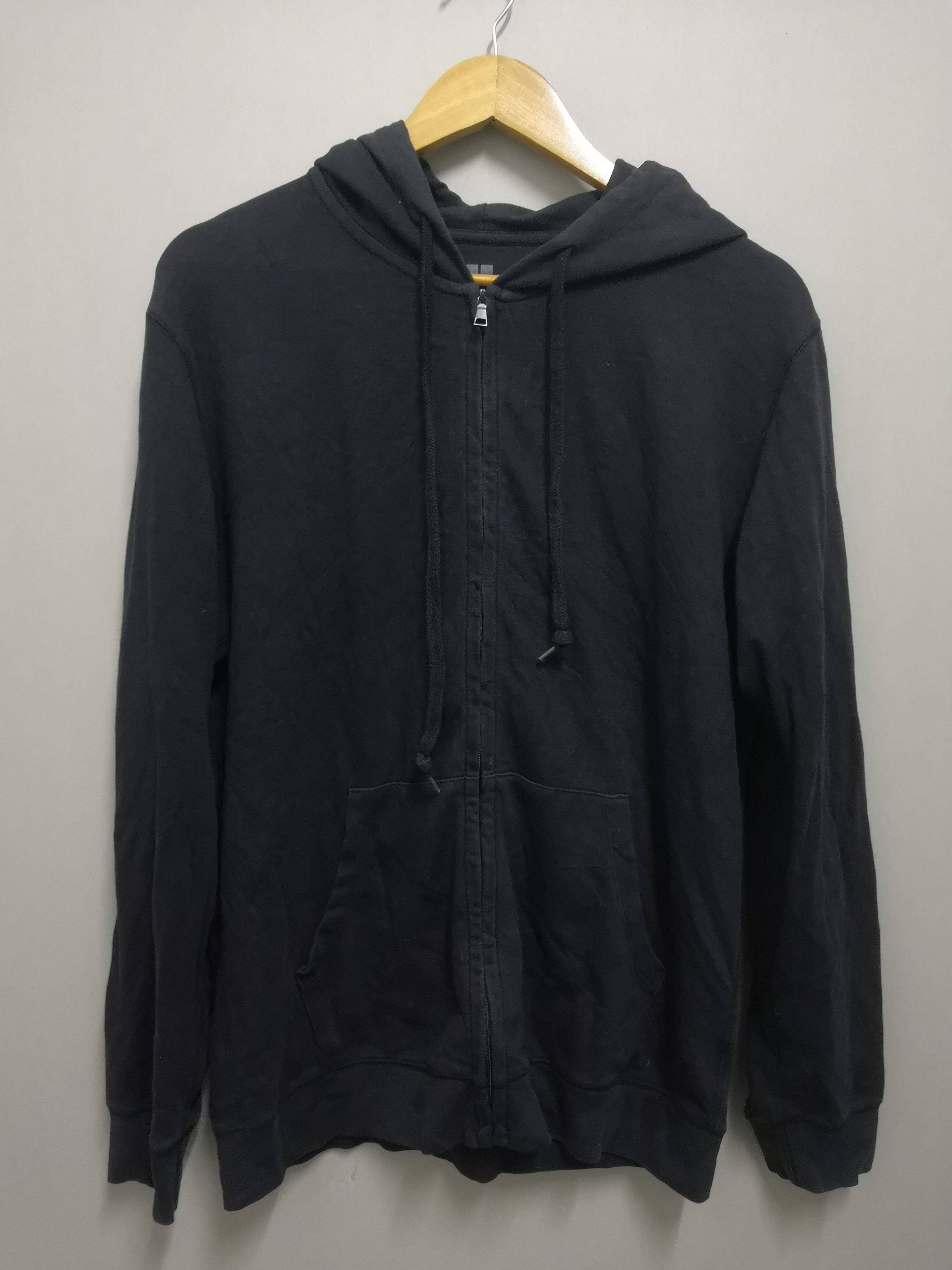 Uniqlo Uniqlo Sunfaded Black Hoodie Jacket | Grailed