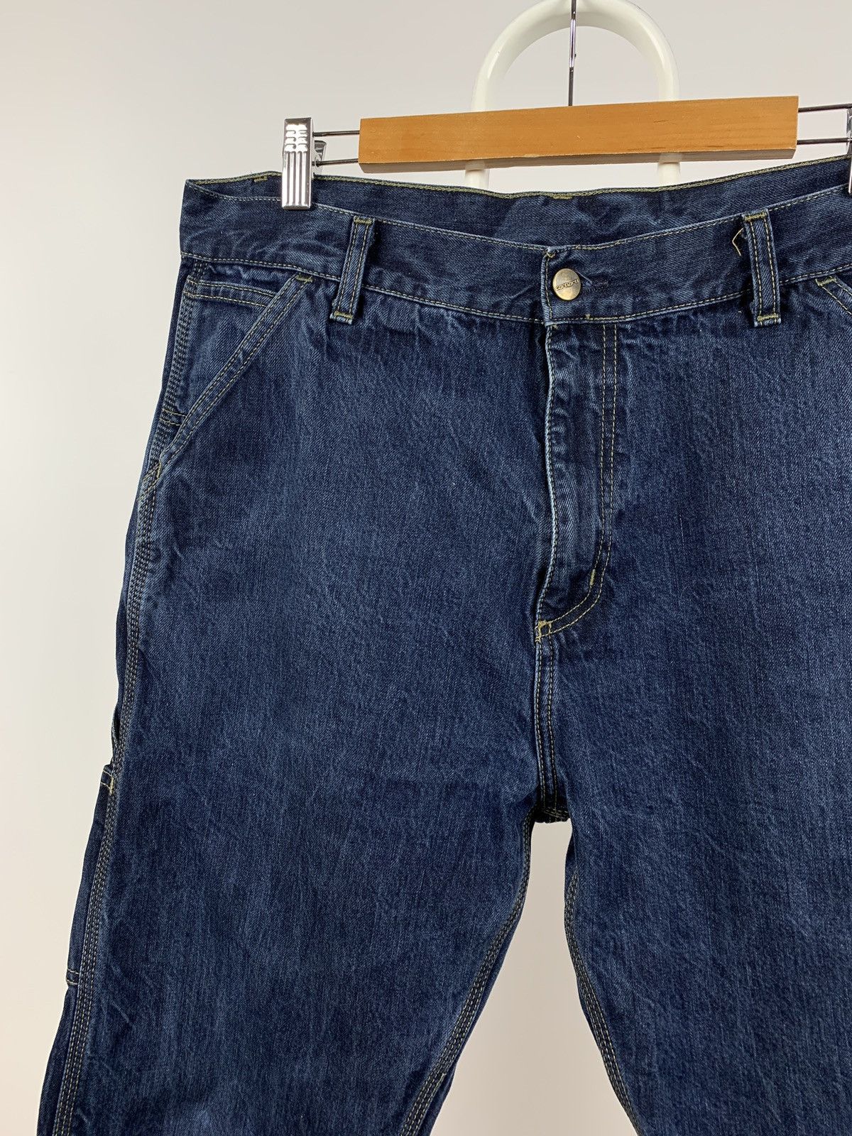 Carhartt Vintage Carhartt WIP Denim Single Knee Cargo Pants Size US 34 / EU 50 - 14 Thumbnail