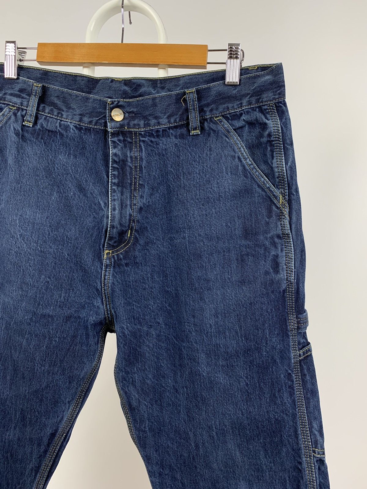 Carhartt Vintage Carhartt WIP Denim Single Knee Cargo Pants Size US 34 / EU 50 - 13 Thumbnail