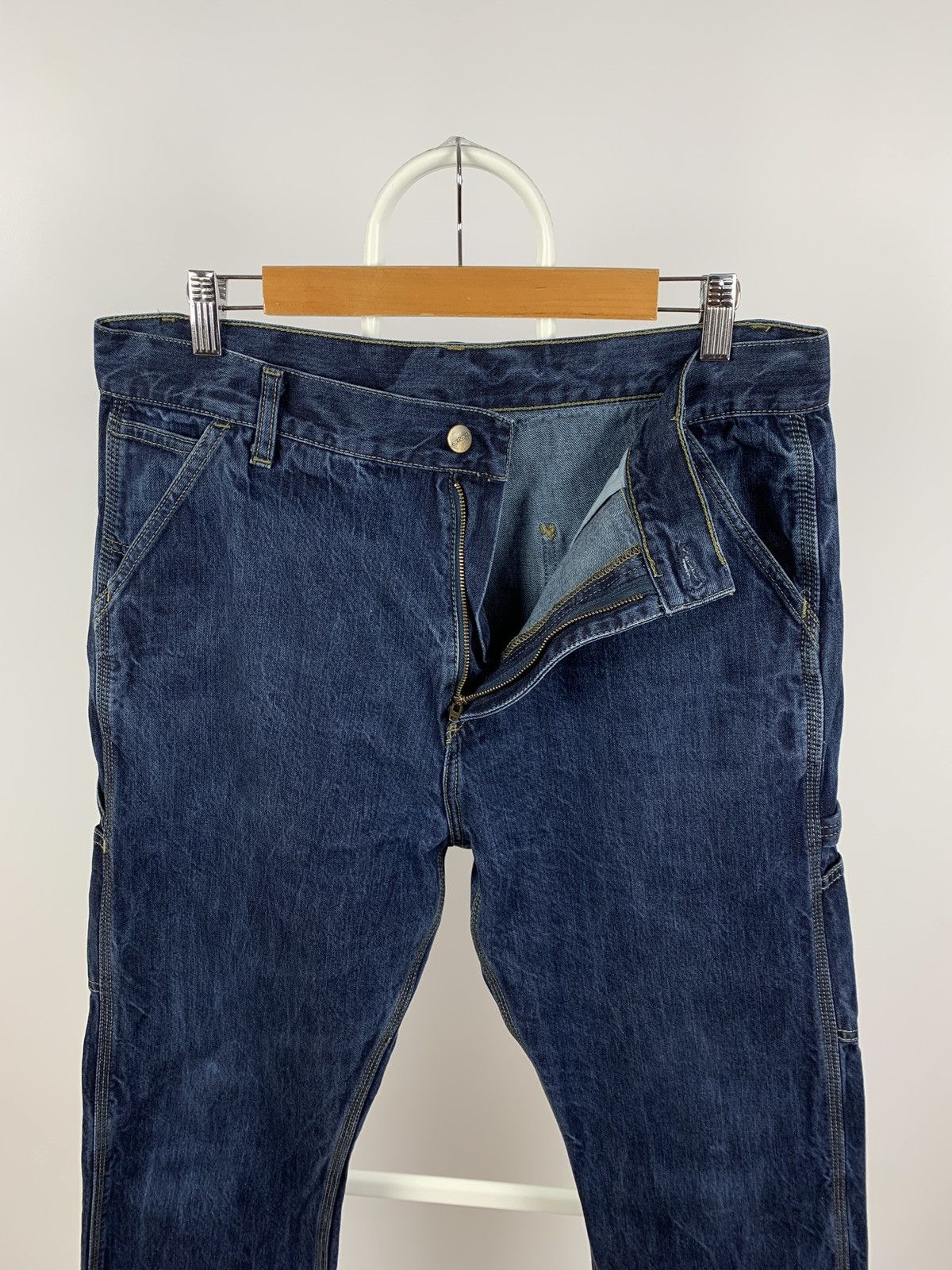 Carhartt Vintage Carhartt WIP Denim Single Knee Cargo Pants Size US 34 / EU 50 - 15 Thumbnail