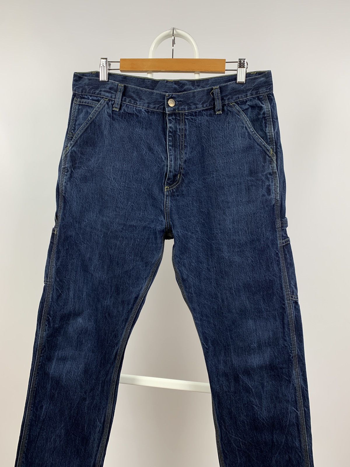Carhartt Vintage Carhartt WIP Denim Single Knee Cargo Pants Size US 34 / EU 50 - 12 Thumbnail