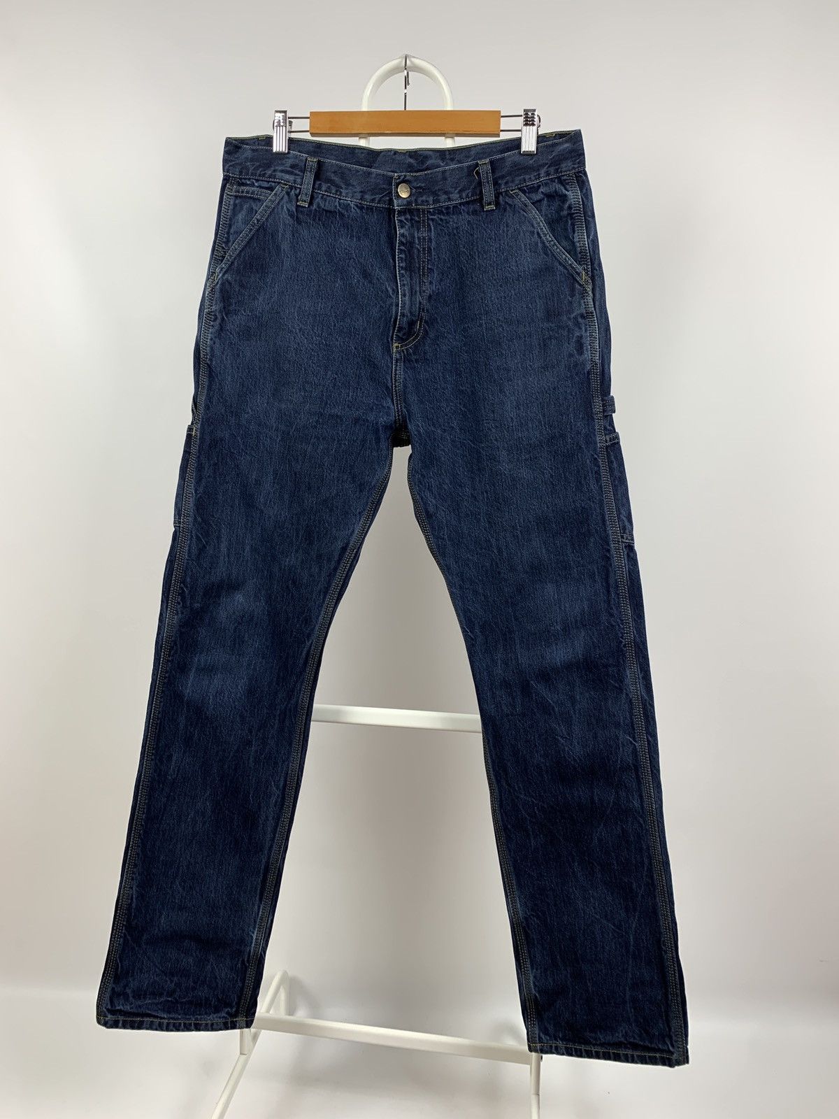 Carhartt Vintage Carhartt WIP Denim Single Knee Cargo Pants Size US 34 / EU 50 - 7 Thumbnail