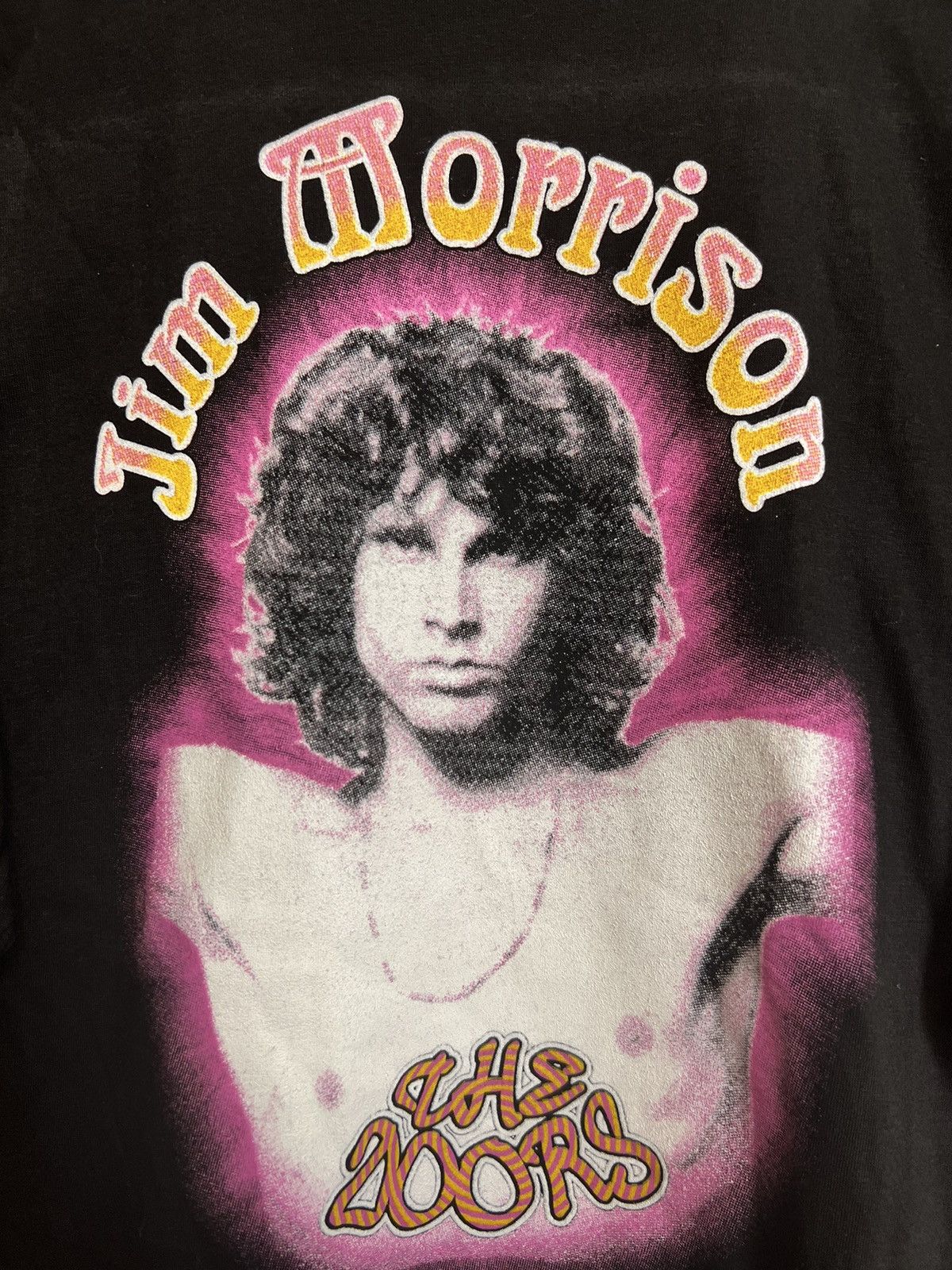 Band Tees Rare Vintage 90s THE DOORS Jim Morrison Rock Band T Shirt Size US L / EU 52-54 / 3 - 2 Thumbnail
