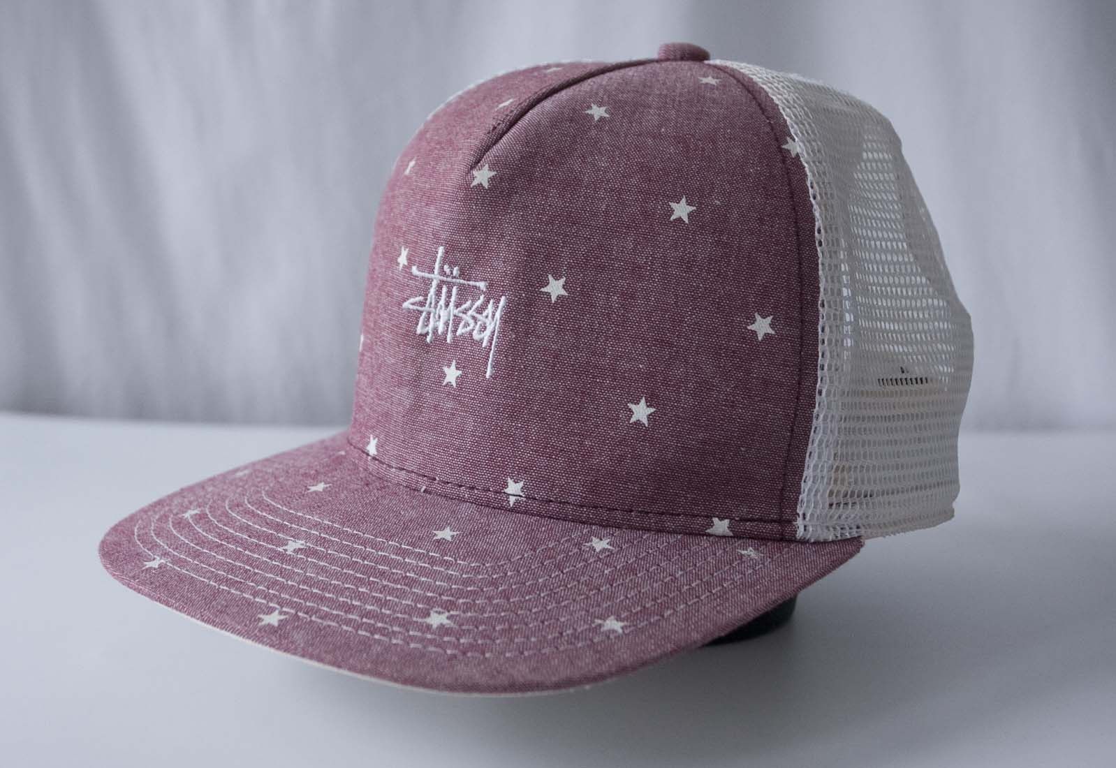 Stussy Stussy Cap Spell Out Logo Snapback Mesh Size ONE SIZE - 2 Thumbnail
