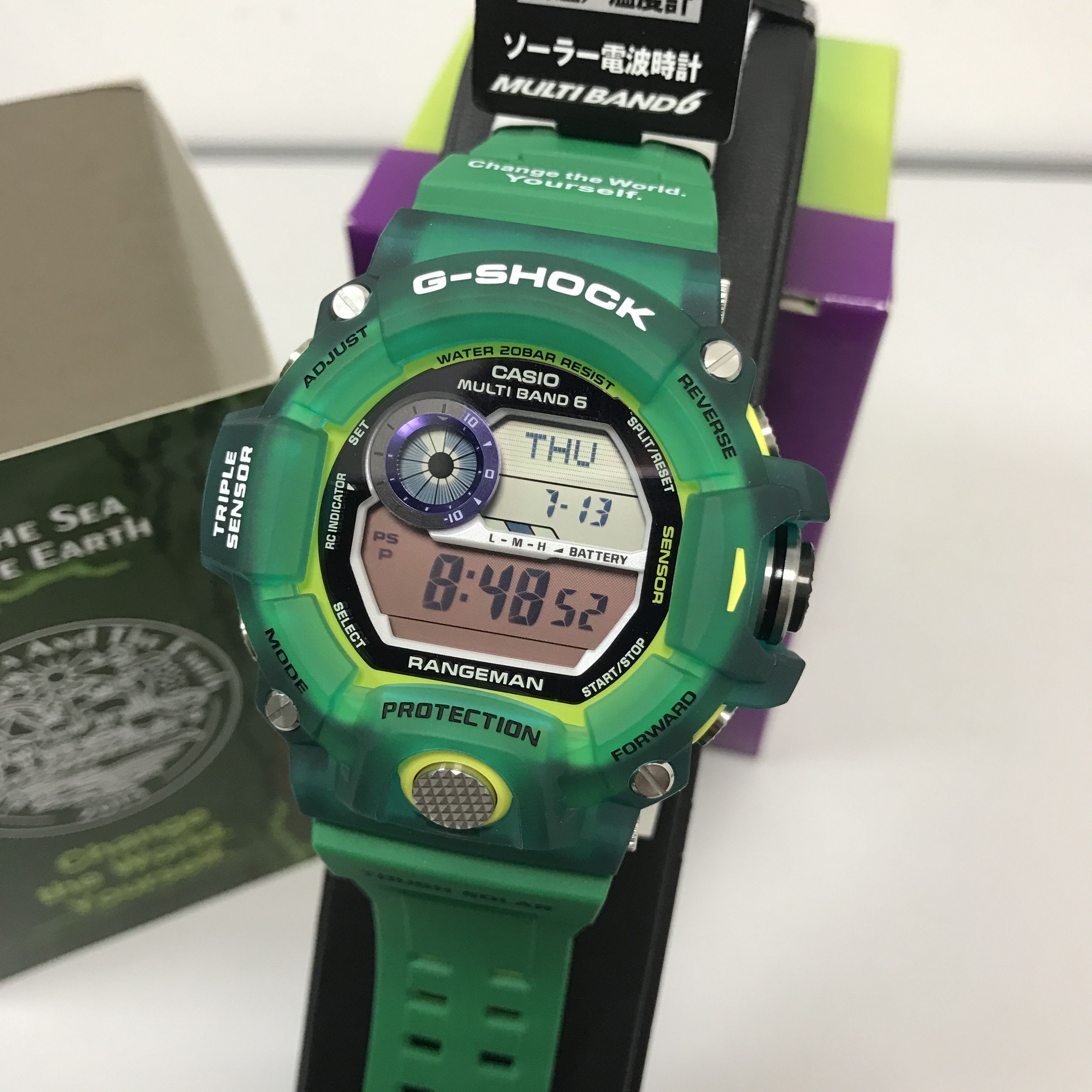 Casio × G Shock Casio G Shock Ragneman Gw-9401KJ-3JR Love The Sea 
