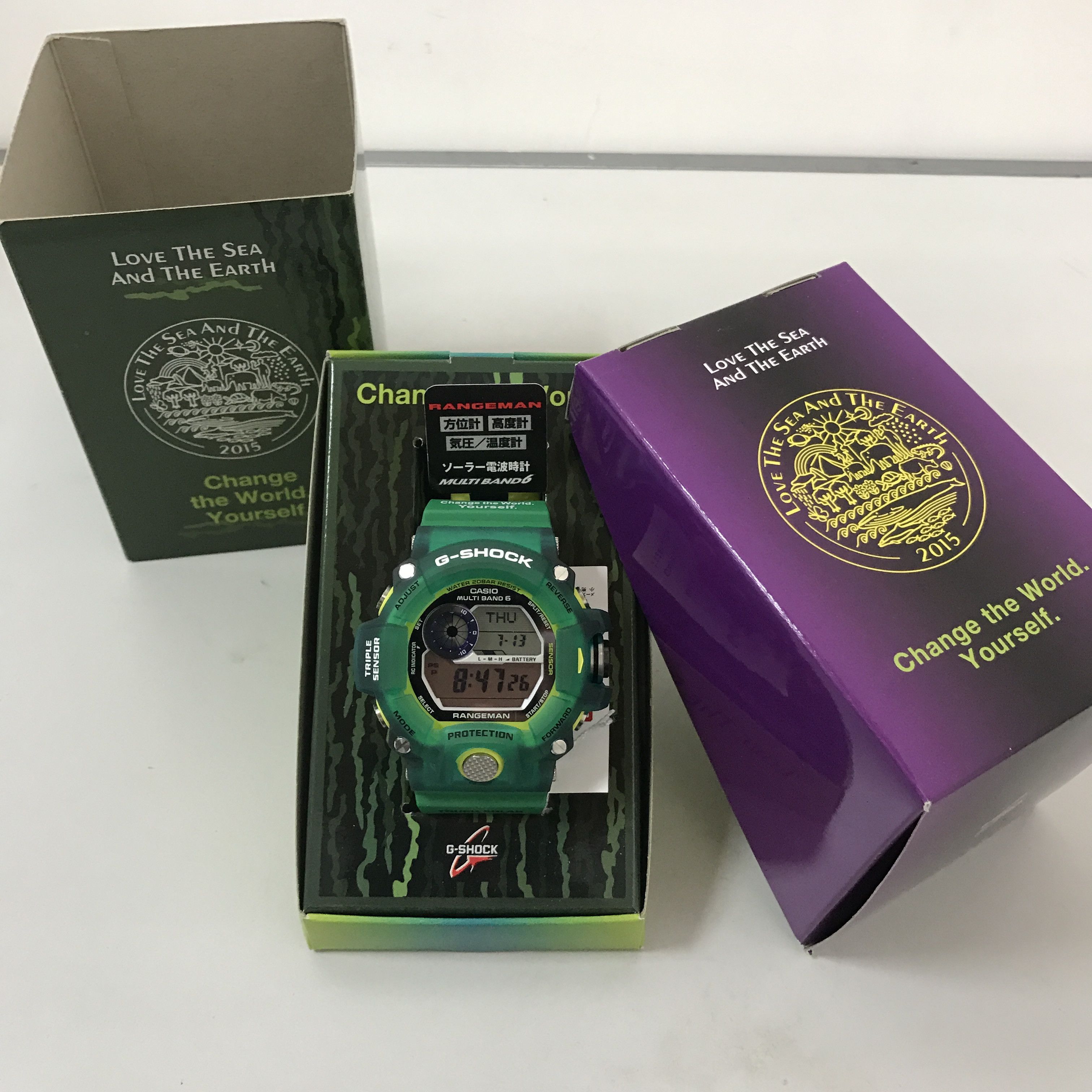 G Shock Casio G Shock Ragneman Gw-9401KJ-3JR Love The Sea And The Earth  2015 Limited Edition | Grailed