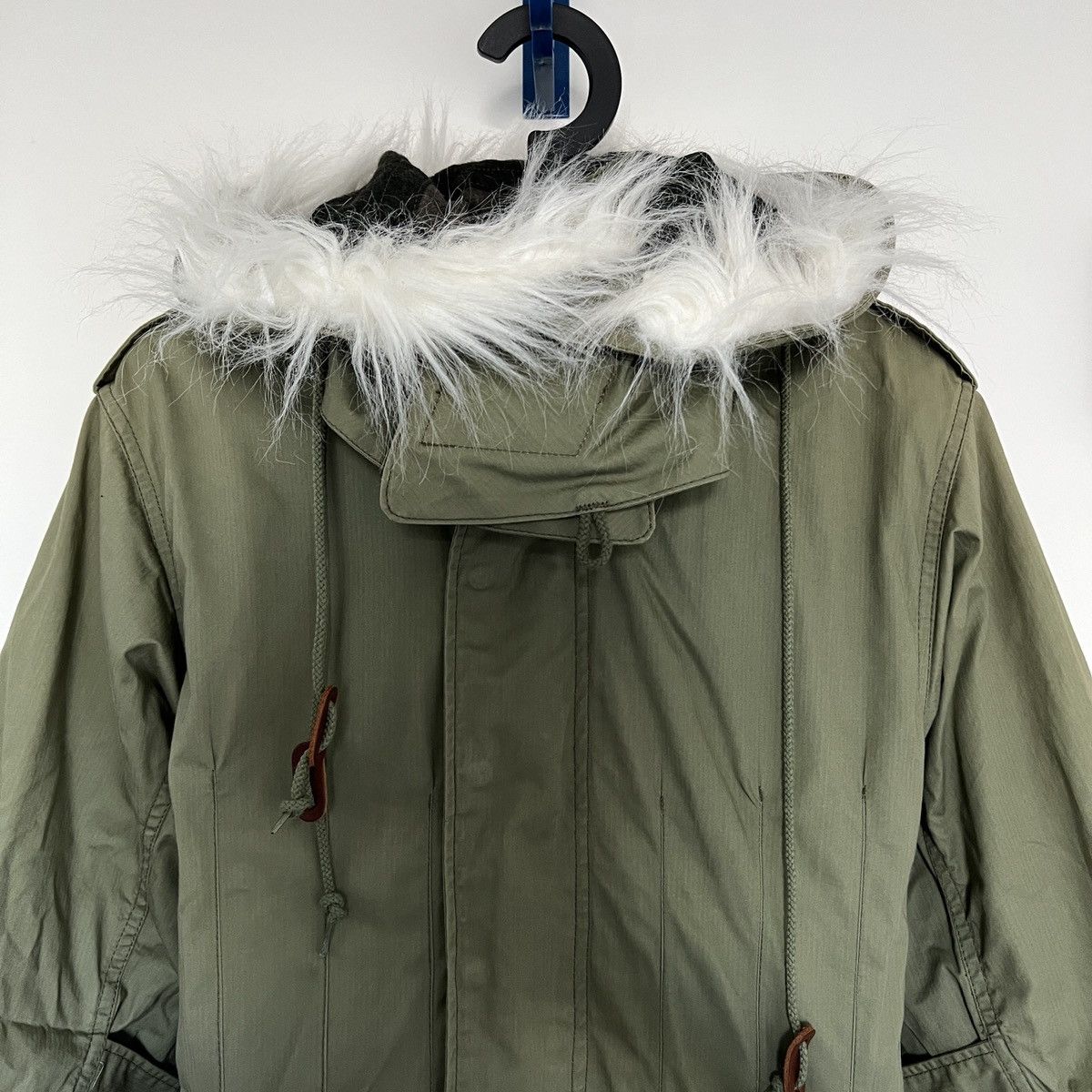 Junya Watanabe AD2010 Layered Fur Hooded Mods Coat