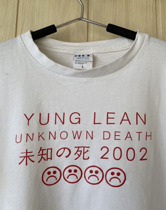Vintage Vintage 2013 Yung Lean unknown death 2002 t-shirt | Grailed