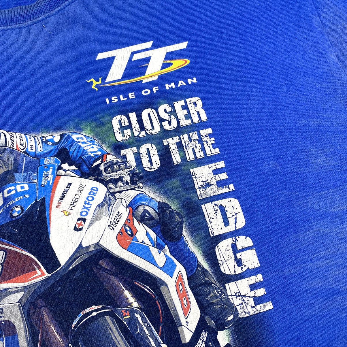 BMW 00’s Vintage BMW Dainese Moto Racing T Shirt Isle Of Man Size US XXL / EU 58 / 5 - 6 Thumbnail