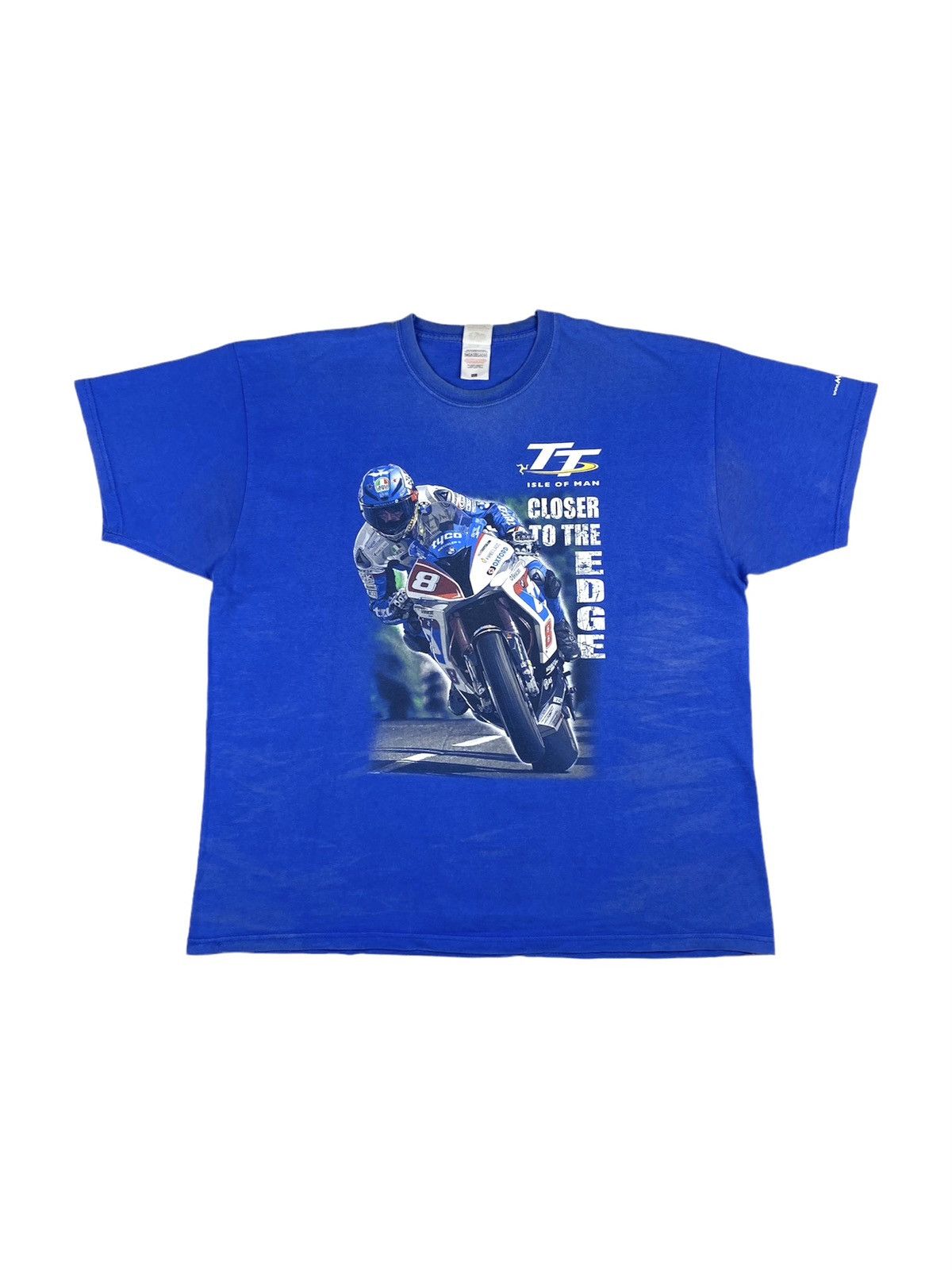BMW 00’s Vintage BMW Dainese Moto Racing T Shirt Isle Of Man Size US XXL / EU 58 / 5 - 1 Thumbnail