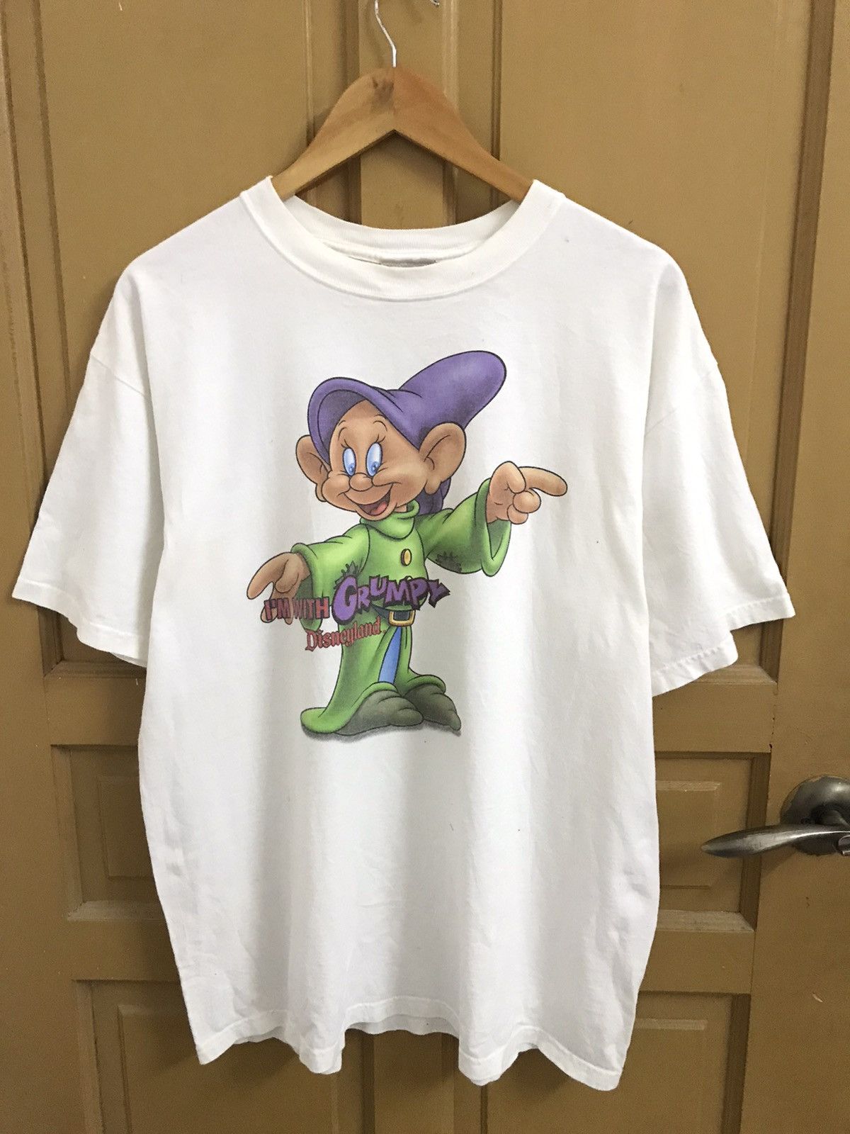 Anvil × Disney Vintage Grumpy T Shirt Disneyland X Anvil Size US L / EU 52-54 / 3 - 1 Thumbnail