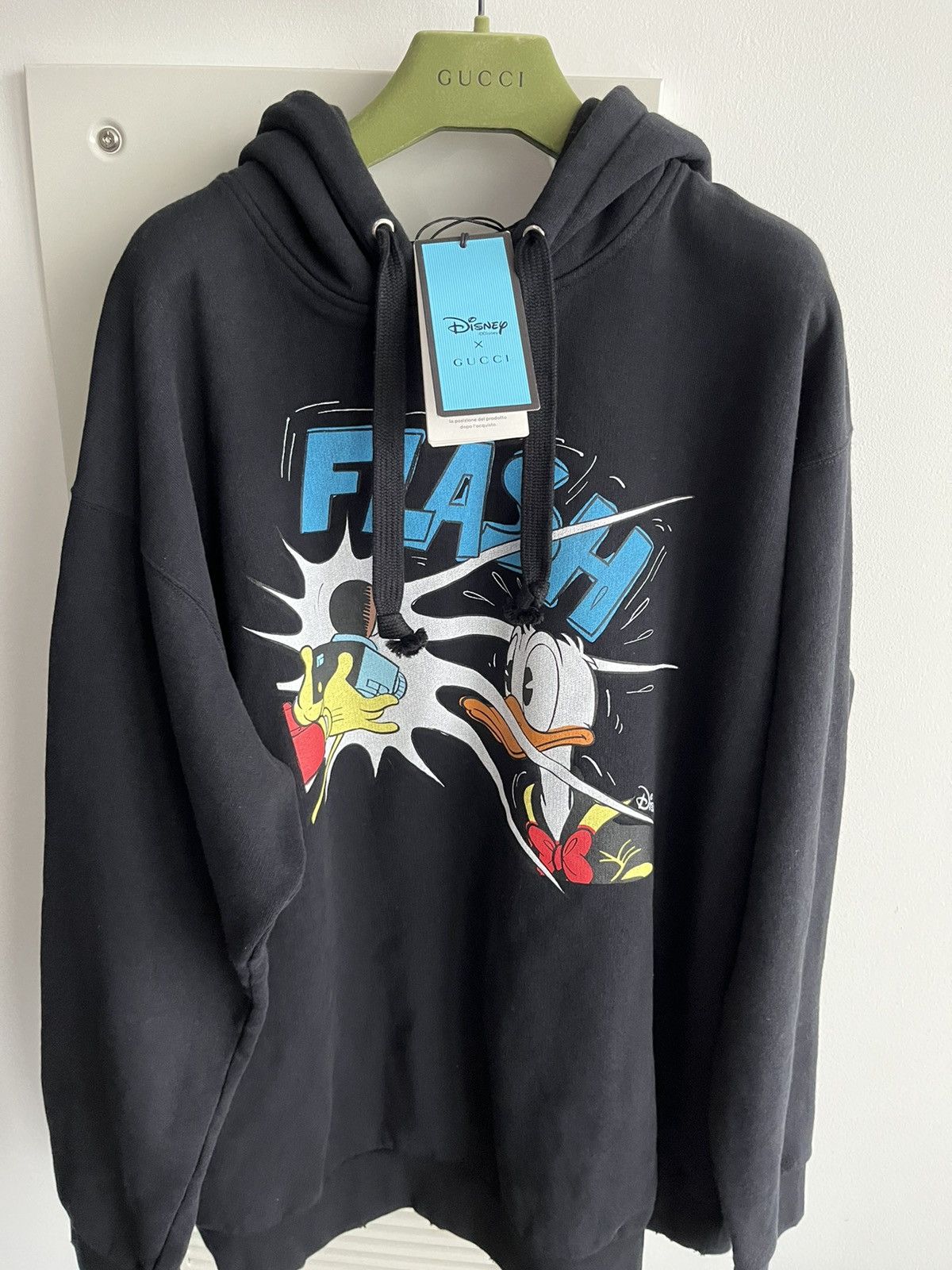 Disney × Gucci Brand New Limited Edition Disney x Gucci Distressed Hoodie Size US XXL / EU 58 / 5 - 17 Thumbnail