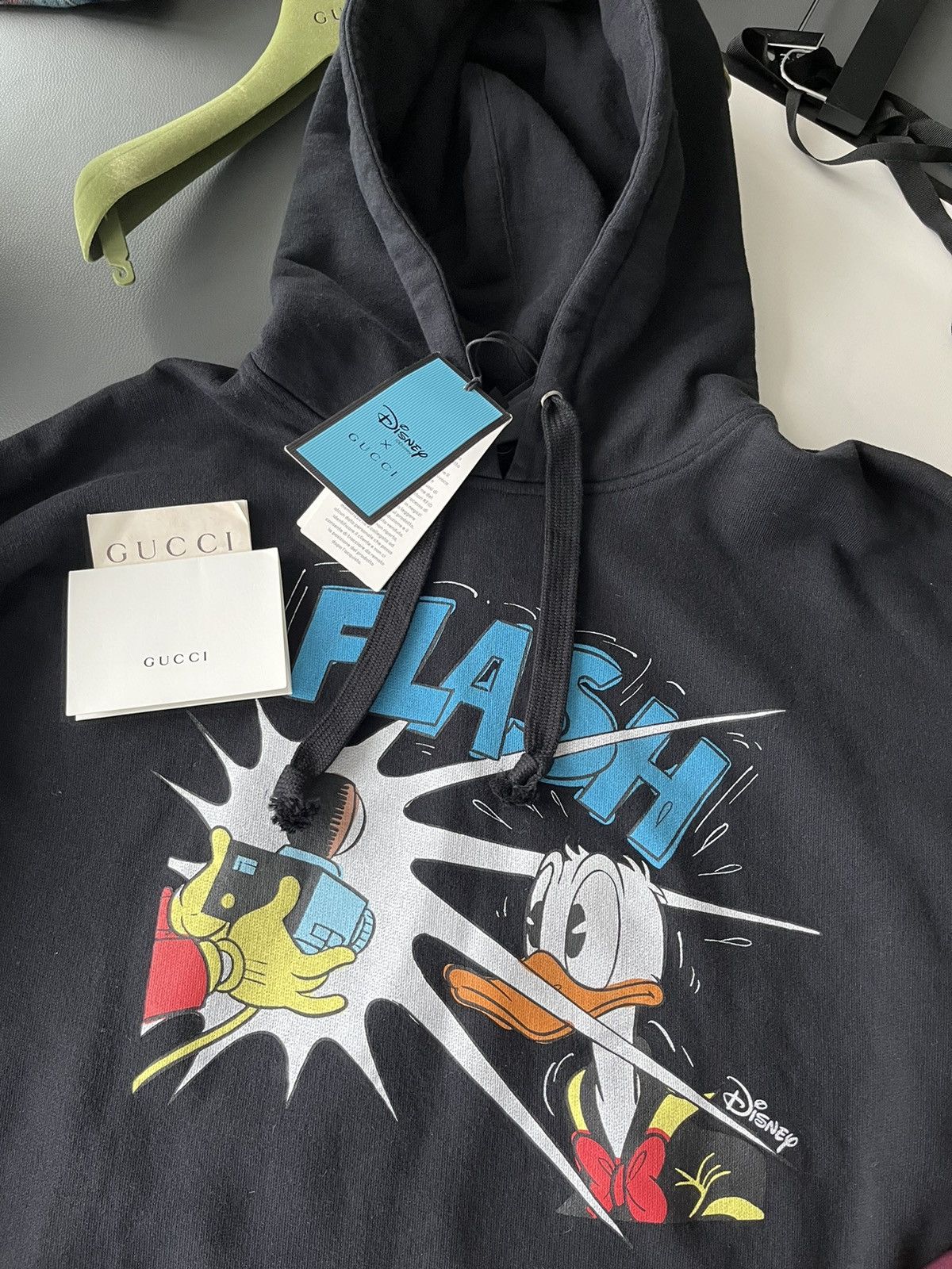 Disney × Gucci Brand New Limited Edition Disney x Gucci Distressed Hoodie Size US XL / EU 56 / 4 - 3 Thumbnail