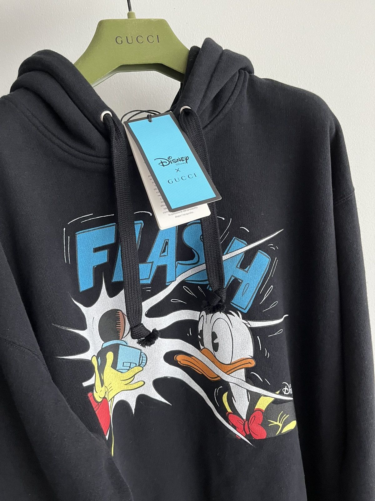 Disney × Gucci Brand New Limited Edition Disney x Gucci Distressed Hoodie Size US XL / EU 56 / 4 - 18 Thumbnail