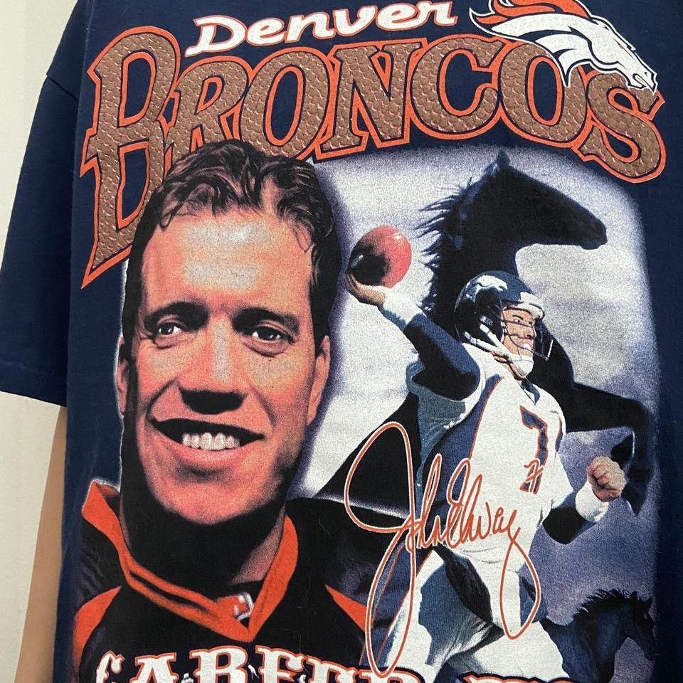 Vintage Vintage NFL Denver Broncos 1999 Graphics Tee Shirt Size US L / EU 52-54 / 3 - 3 Thumbnail
