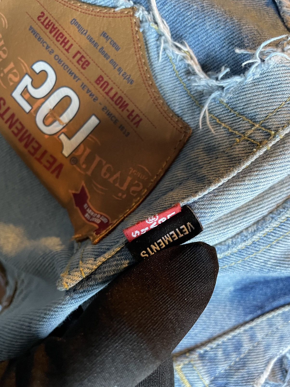 Vetements SS18 knee-cut jeans Size US 30 / EU 46 - 5 Thumbnail