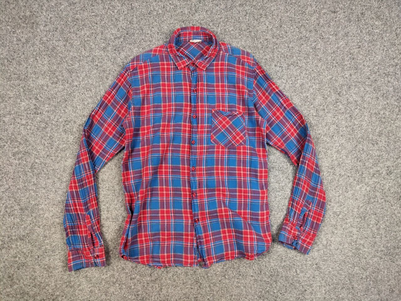 Flannel Vintage 90's Japanese Brand Browny Plaid Flannel Shirt Size US L / EU 52-54 / 3 - 15 Thumbnail
