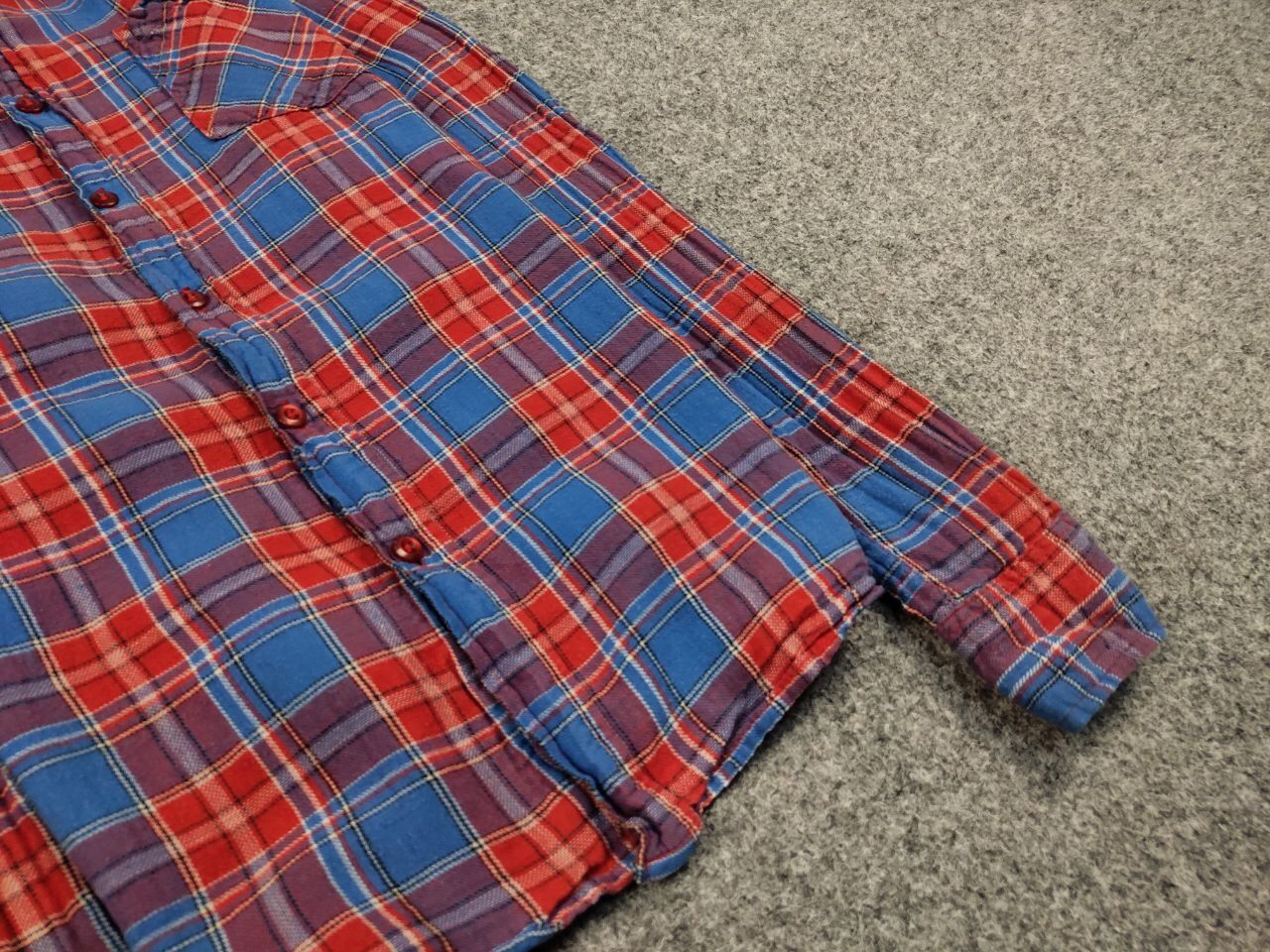 Flannel Vintage 90's Japanese Brand Browny Plaid Flannel Shirt Size US L / EU 52-54 / 3 - 13 Thumbnail