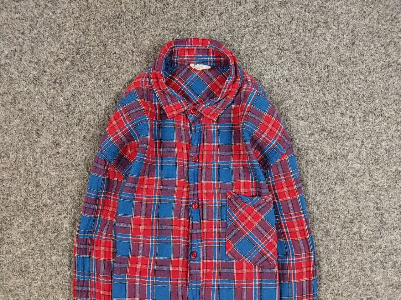 Flannel Vintage 90's Japanese Brand Browny Plaid Flannel Shirt Size US L / EU 52-54 / 3 - 8 Thumbnail