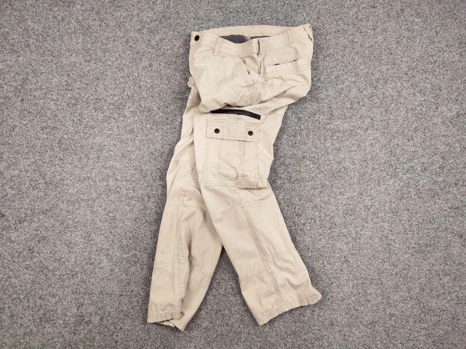 Japanese Brand Vintage 90's Cargo Pants Travis Scott Japan Pocket Beige Size US 34 / EU 50 - 7 Thumbnail