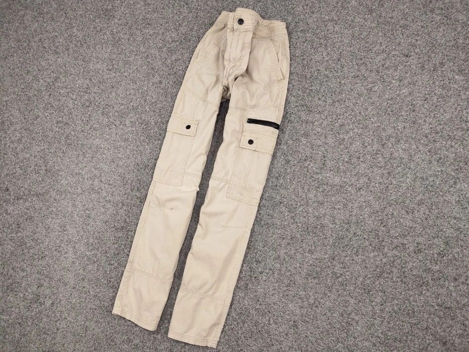 Japanese Brand Vintage 90's Cargo Pants Travis Scott Japan Pocket Beige Size US 34 / EU 50 - 2 Thumbnail