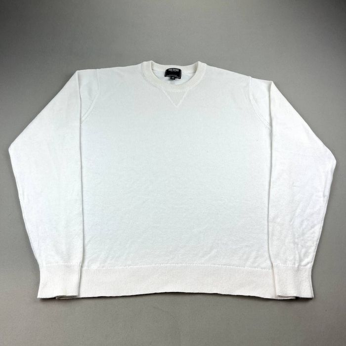 Todd Snyder Todd Snyder Sweater Large White Knit Cotton Cashmere Blend ...