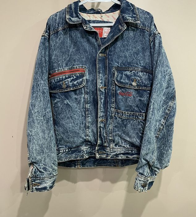 Vintage Vintage Coca Cola Denim Jacket | Grailed