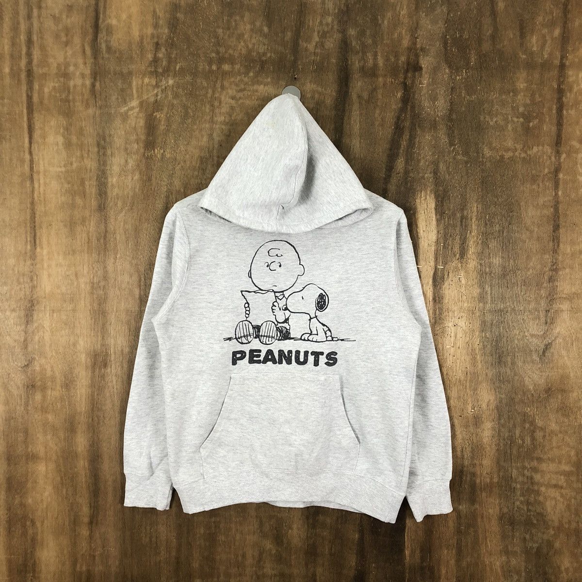 image of Authentic x Peanuts Woodstock Sweatshirt Hoodies in Grey, Men's (Size Small)