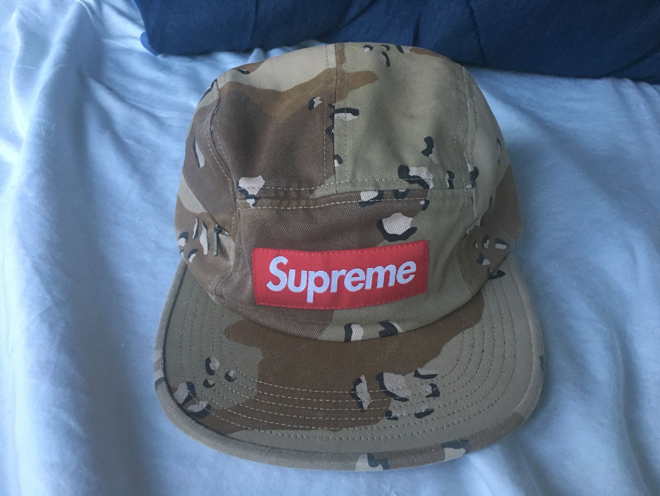 Supreme box logo desert camo hat newest fw17