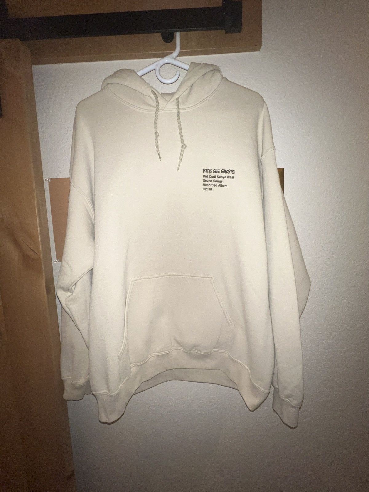 Kids See Ghost sold Album Cover Hoodie Kanye Kid Cudi 2018 Virgil Abloh Size 2XL