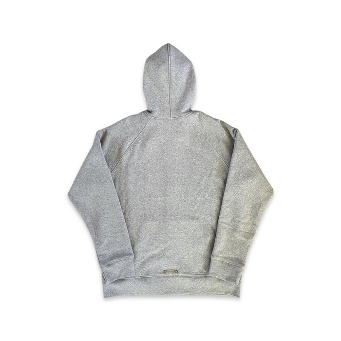 Chrome Hearts Paper Jam Sterling Silver & Cross Detailed Zip Up Hoodie ...