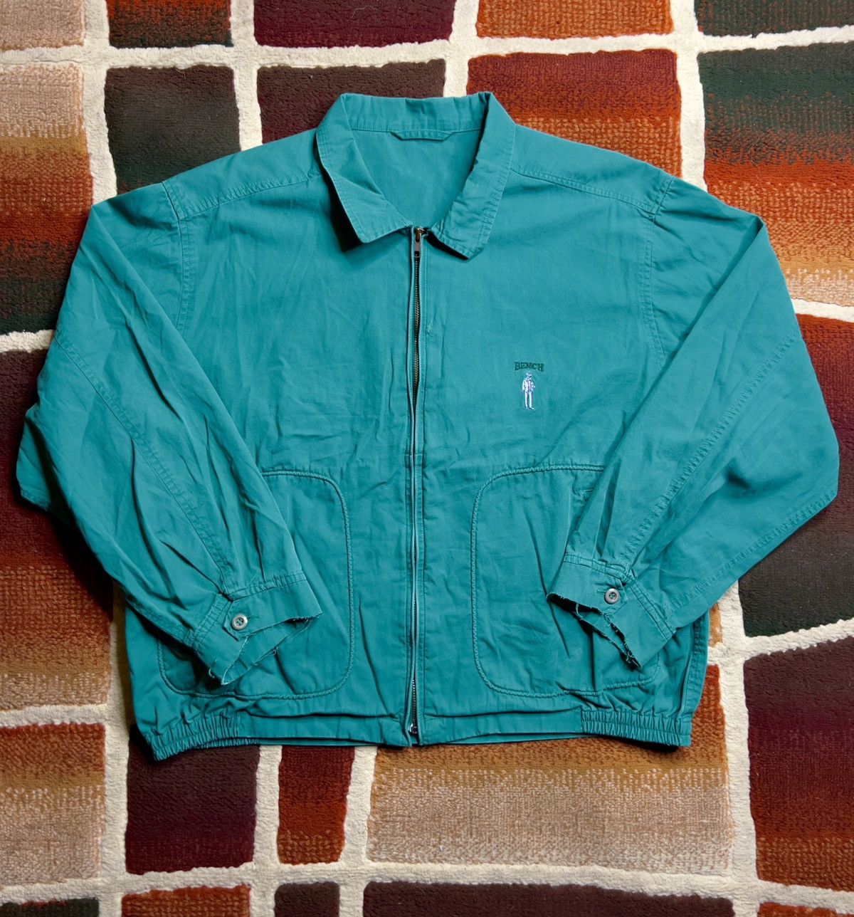 Vintage Bench Compy Ltd jacket size large 90s Fade bomber co
