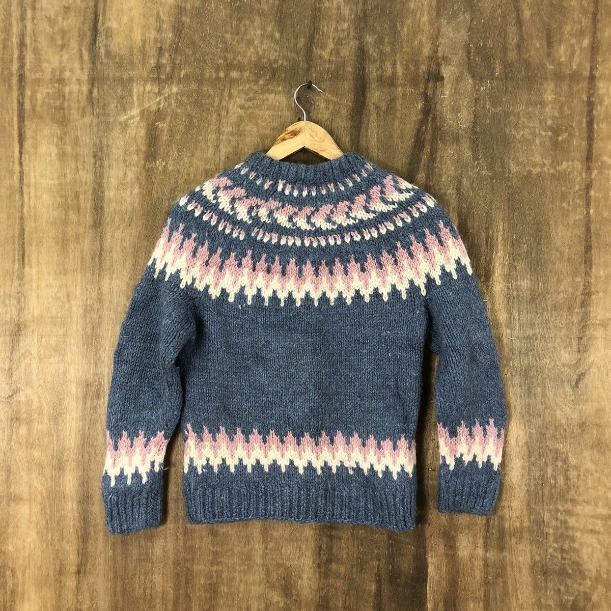 Aran Isles Knitwear Japanese Brand Navajo Handmade Knitwear #010 Size US M / EU 48-50 / 2 - 5 Thumbnail