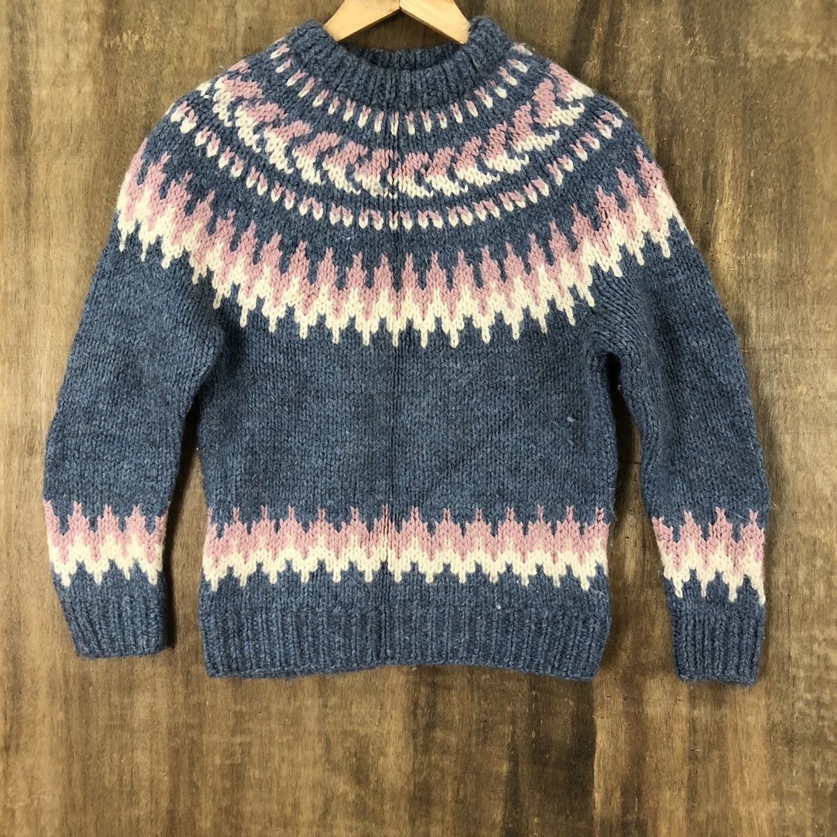 Aran Isles Knitwear Japanese Brand Navajo Handmade Knitwear #010 Size US M / EU 48-50 / 2 - 3 Thumbnail